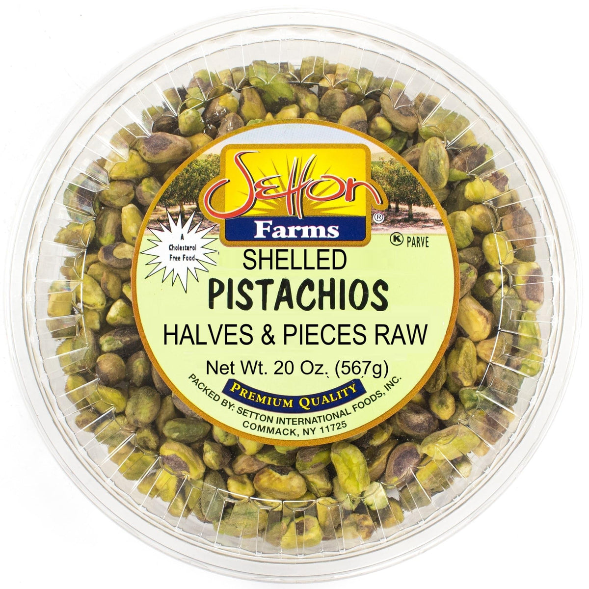 Setton Farms Shelled Pistachio Kernels, Raw & Unsalted, 20 oz – Halves & Pieces