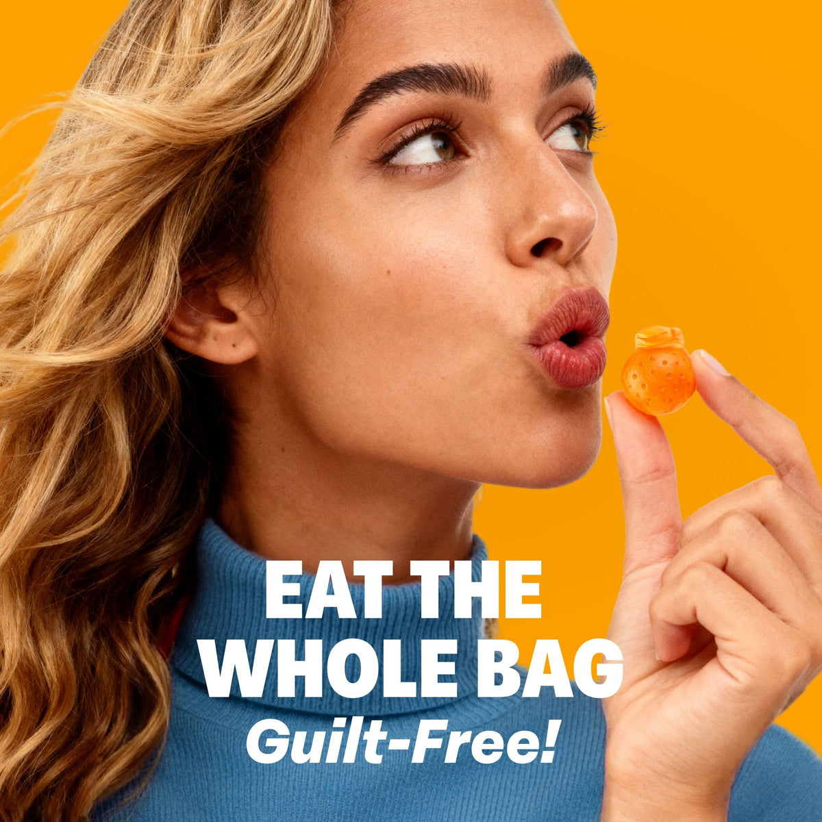 Shameless Snacks Orange Blossom Bliss – Keto Orange Gummy Candy, 3g Sugar, Gluten Free & Vegan