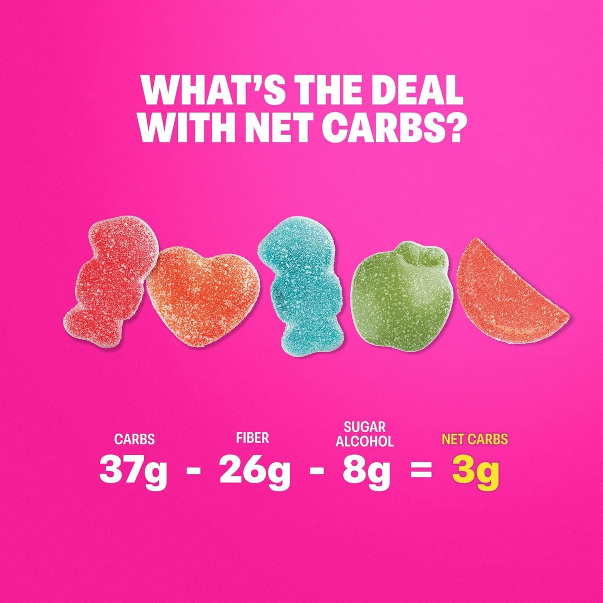Shameless Snacks Sweet & Sour All-Stars Mixed Bag – 5 Flavors, 3g Sugar, 70 Calories, Keto & Vegan
