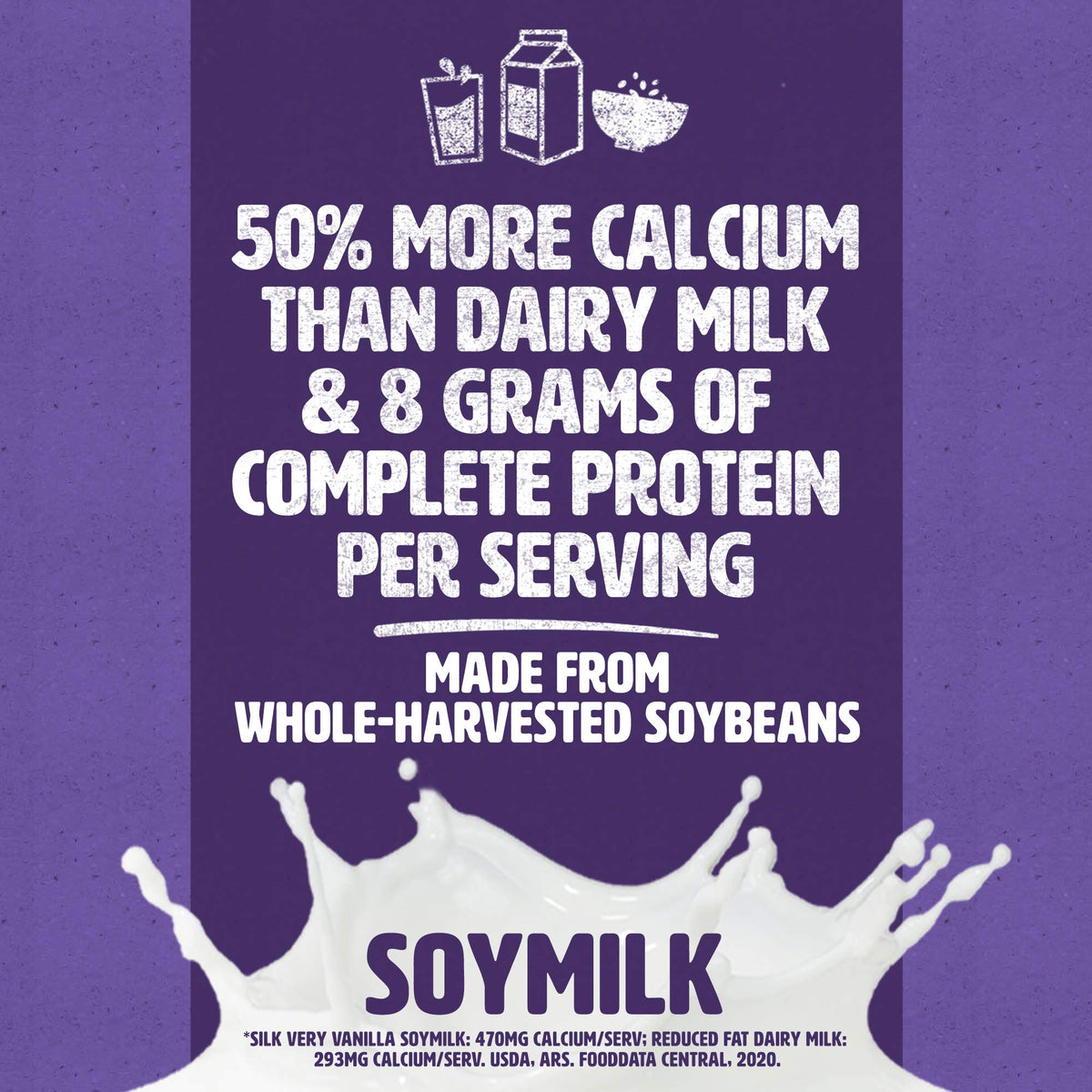 Silk Shelf-Stable Very Vanilla Soymilk, 8 oz, 18 Pack - Dairy-Free & Non-GMO