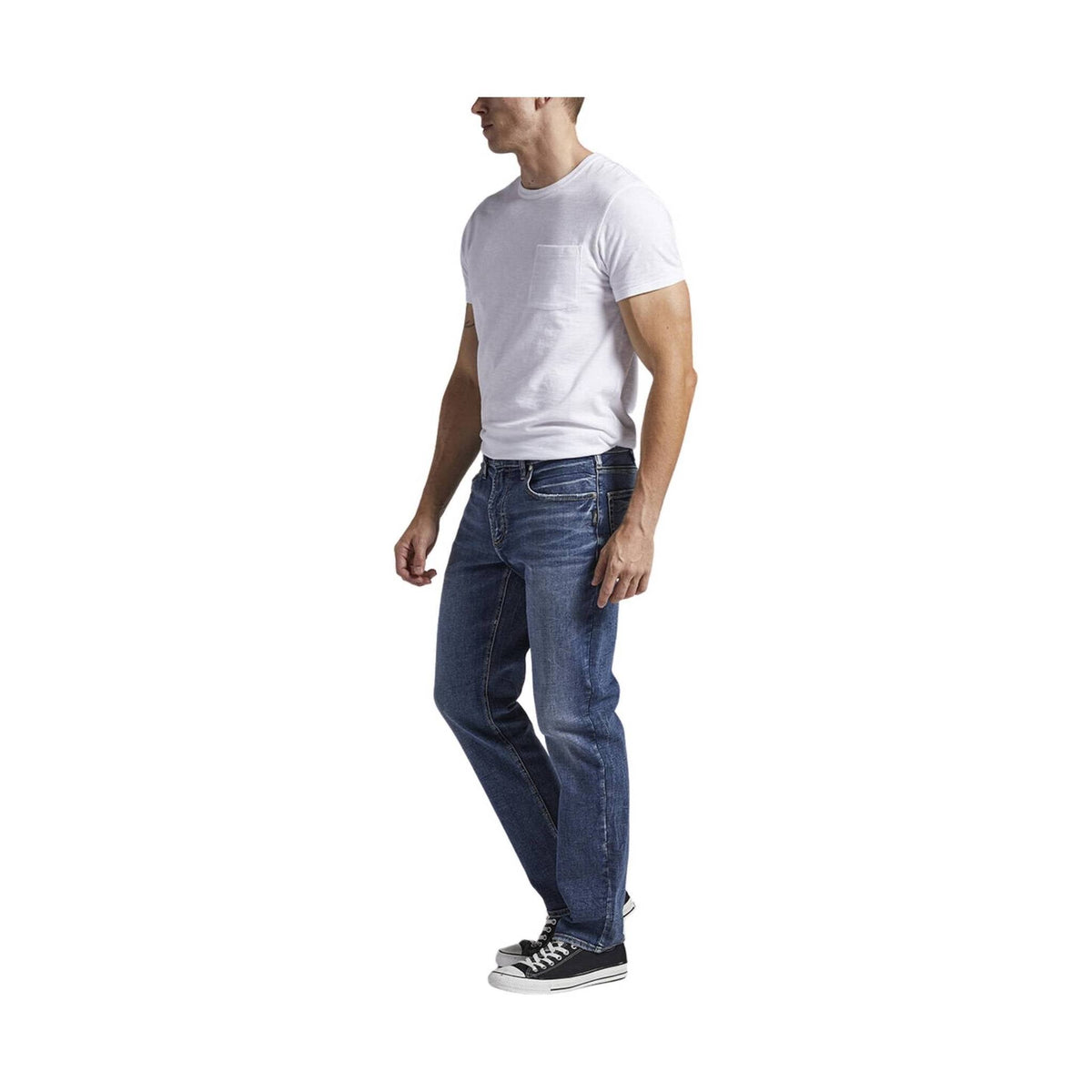 Silver Jeans Co. Men's Eddie Athletic Jean - Indigo - ONLINE STORE CREDIT/EXCHANGE ONLY