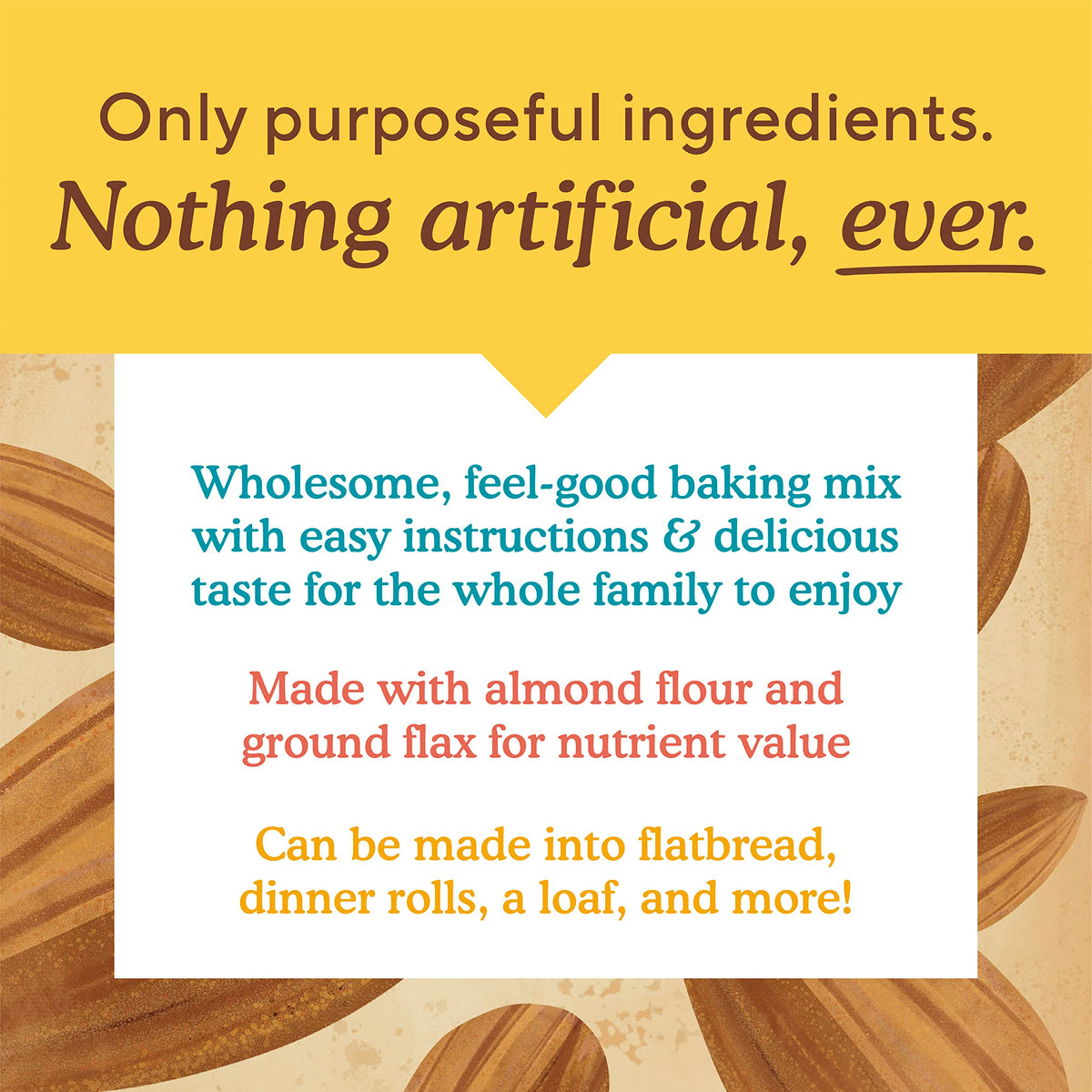 Simple Mills Almond Flour Artisan Bread Mix – Gluten Free, Grain Free, 3-Box Pack (Packaging May Vary)