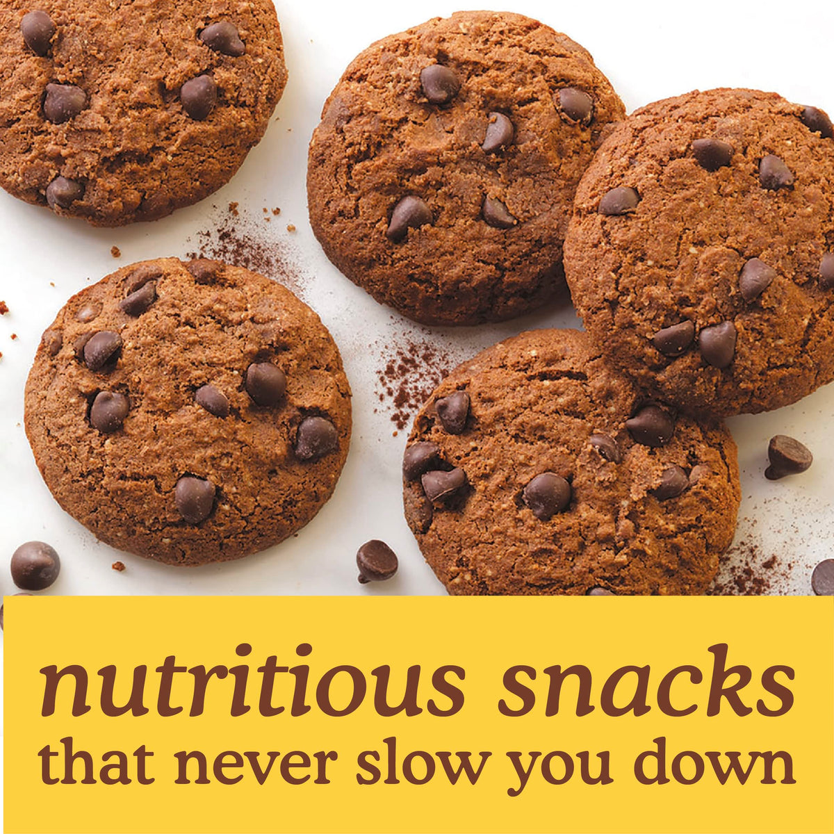 Simple Mills Almond Flour Double Chocolate Chip Cookies - Gluten Free, Non-GMO, Grain Free, Pack of 6