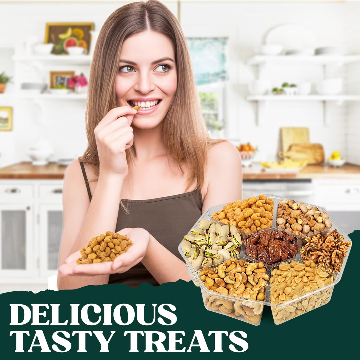 Fathers Day Nuts Gift Basket – Gourmet Fresh Roasted Nuts by Simple Orchards