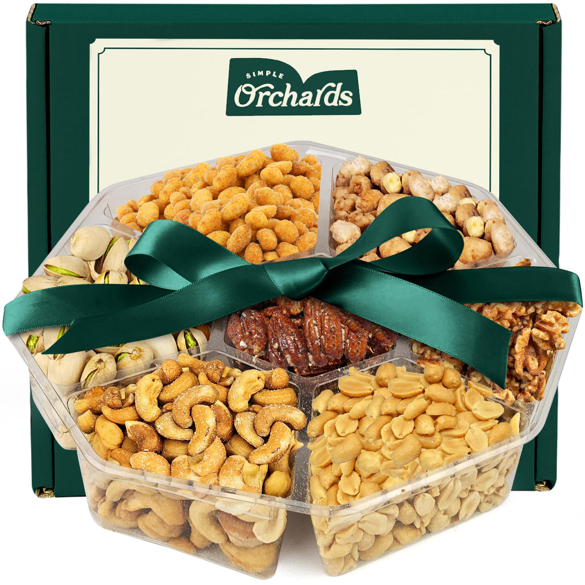 Fathers Day Nuts Gift Basket – Gourmet Fresh Roasted Nuts by Simple Orchards