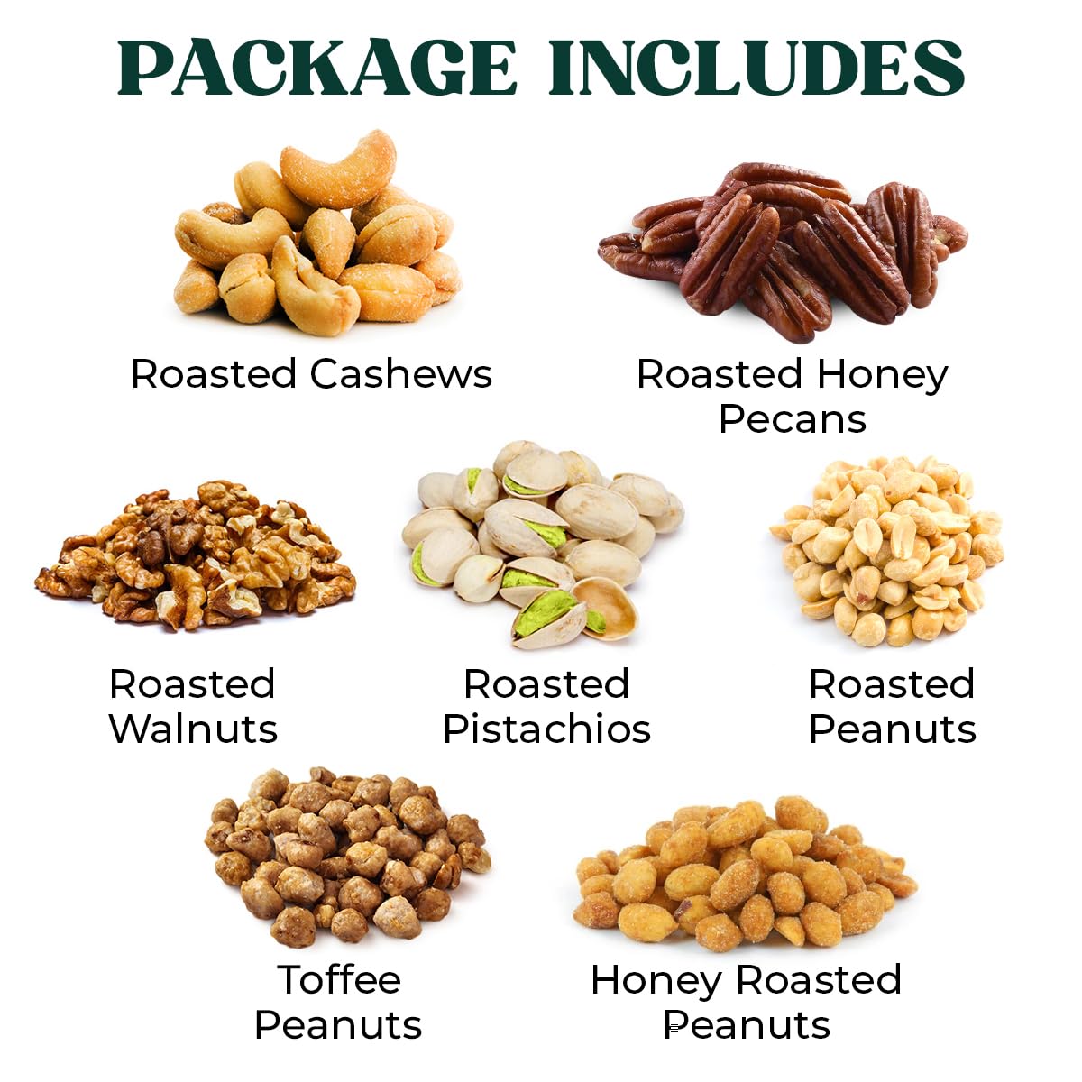 Simple Orchards Fathers Day Nuts Gift Basket | Freshly Roasted Nuts & Elegant Gift Packaging