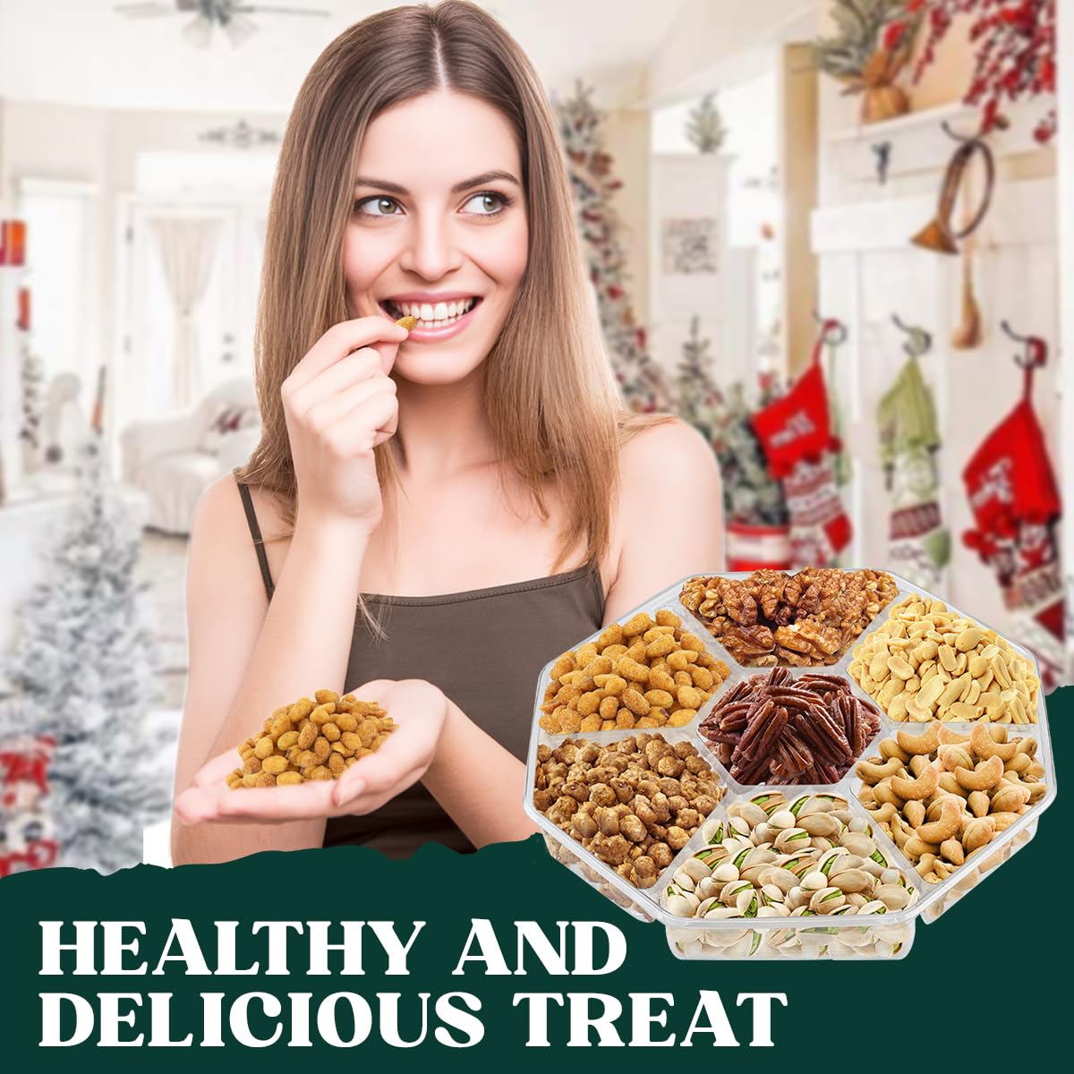 Simple Orchards Fathers Day Nuts Gift Basket | Freshly Roasted Nuts & Elegant Gift Packaging