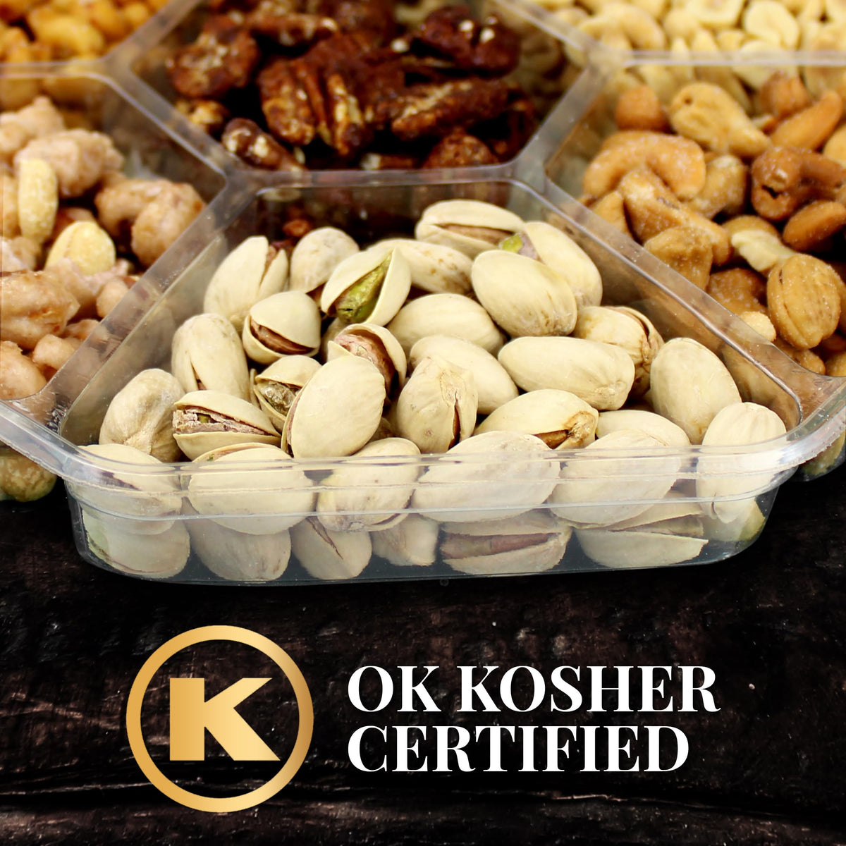 Simple Orchards Fathers Day Nuts Gift Basket | Freshly Roasted Nuts & Elegant Gift Packaging