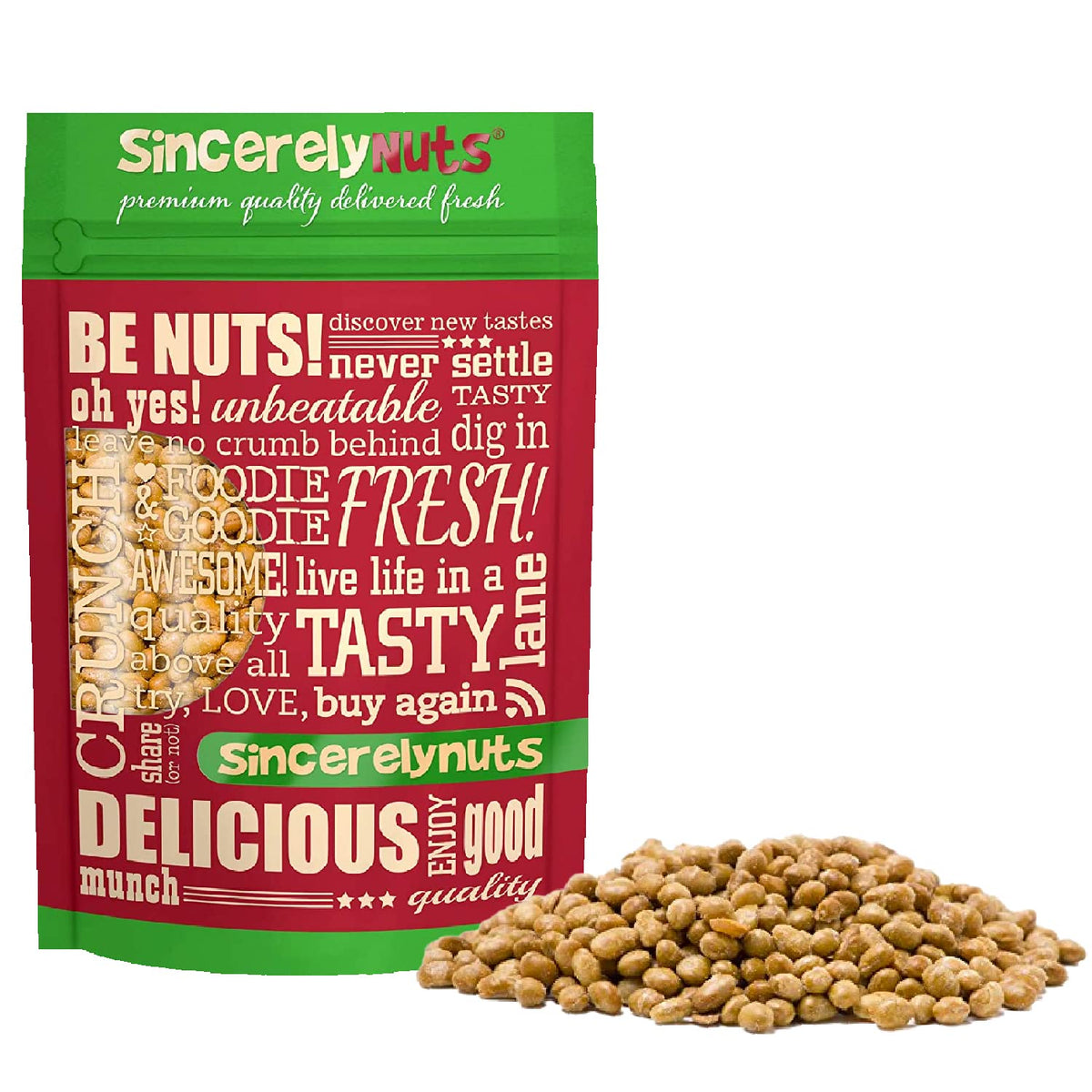 Sincerely Nuts Roasted Soybeans Lightly Salted - 2 lb - Gluten-Free Vegan Snack