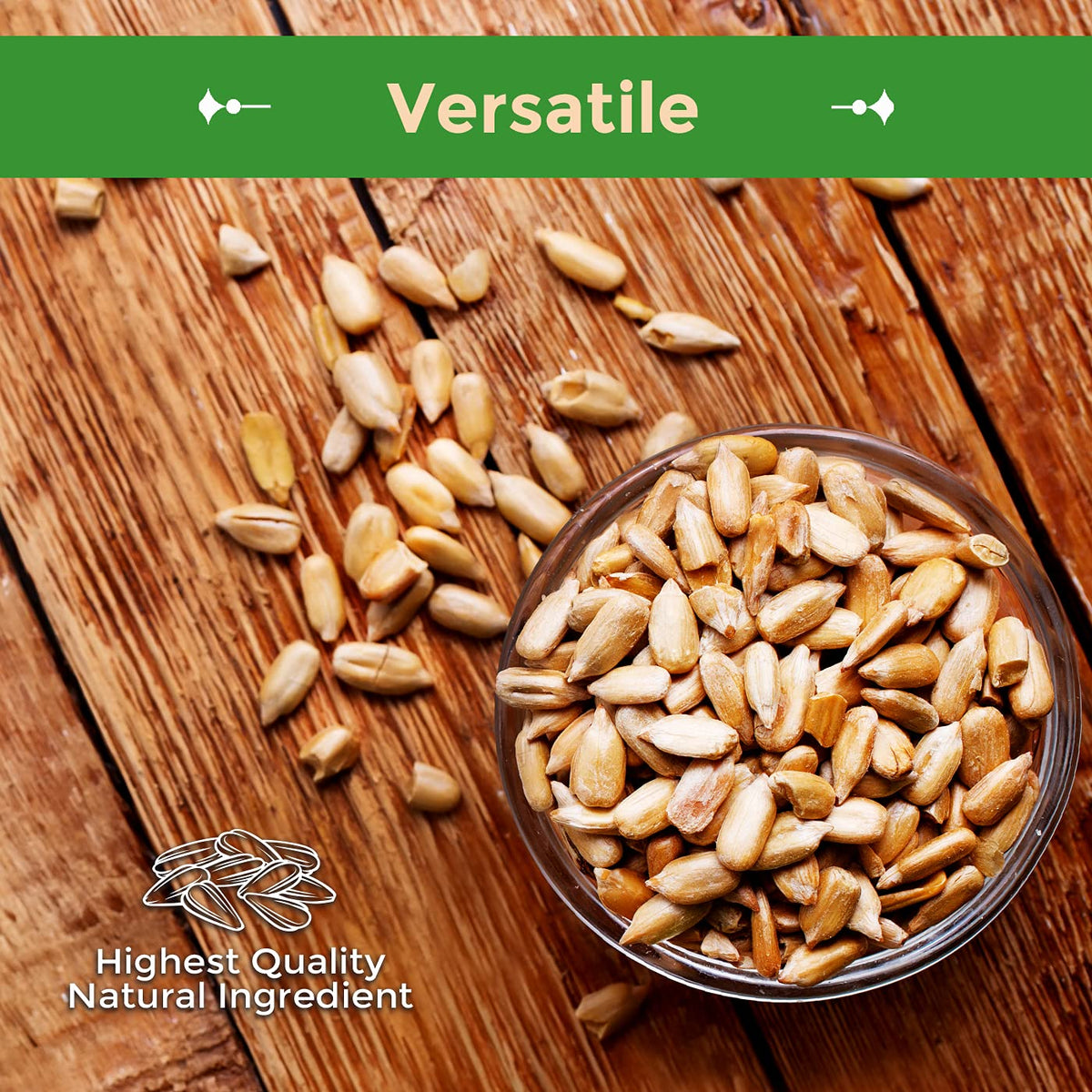 Sincerely Nuts Sunflower Seeds – Roasted & Salted, Hulled | Gluten-Free, Vegan, Kosher, 5 lb Bag