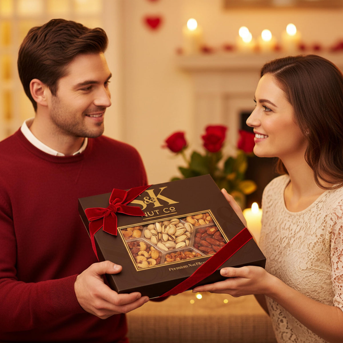 S&K Nut Co. Mother’s Day Nuts Gift Tray – Gourmet Mixed Nuts