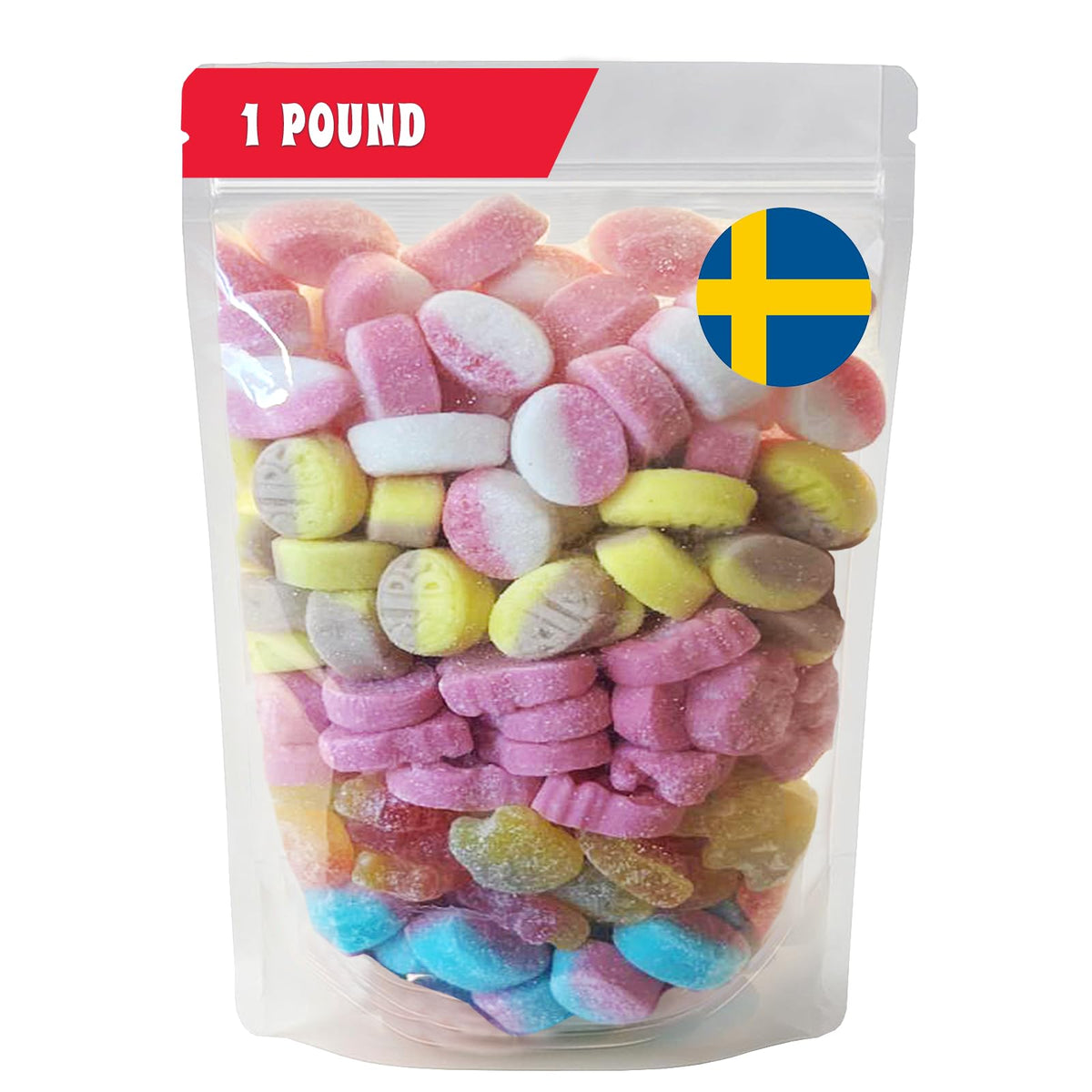 SkandyNova Bubs Mini – Swedish Vegan Candy Mix (Gelatin-Free) 1 lb