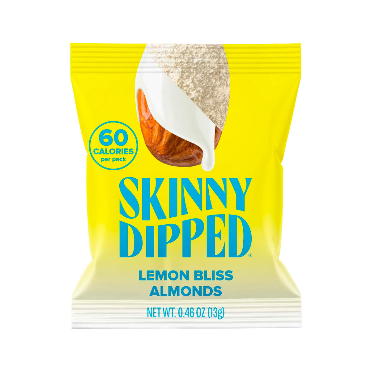 SkinnyDipped Lemon Bliss Almonds | 24 Mini Packs, Low Sugar & Gluten Free