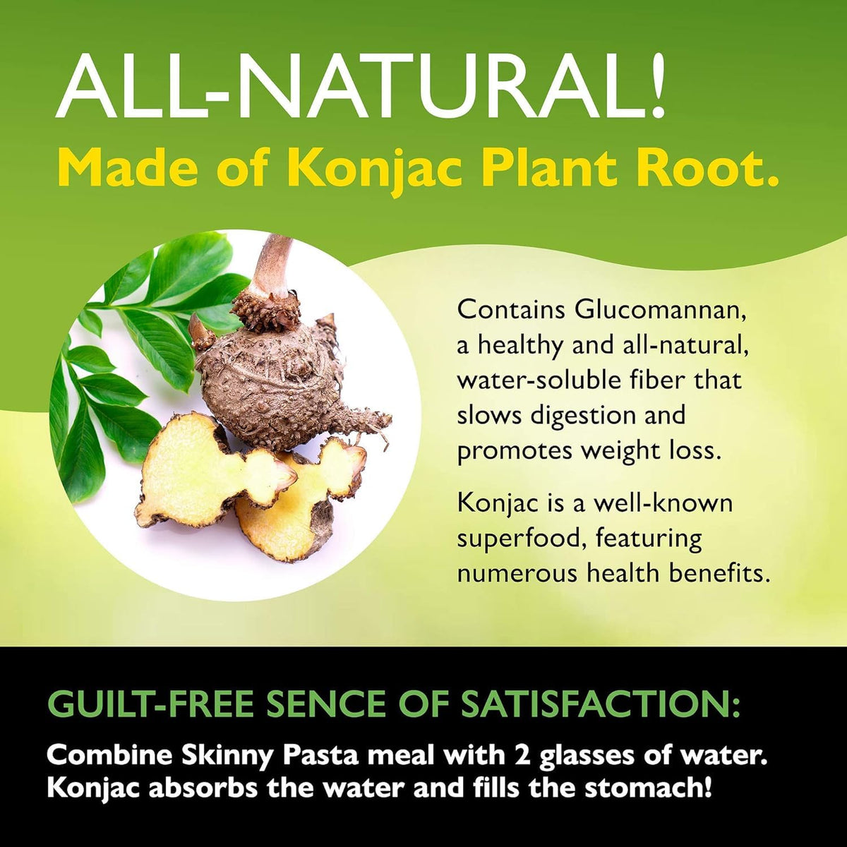 Skinny Pasta Angel Hair Konjac Noodles – Low-Carb, Gluten-Free, Keto-Friendly (6 Pack)