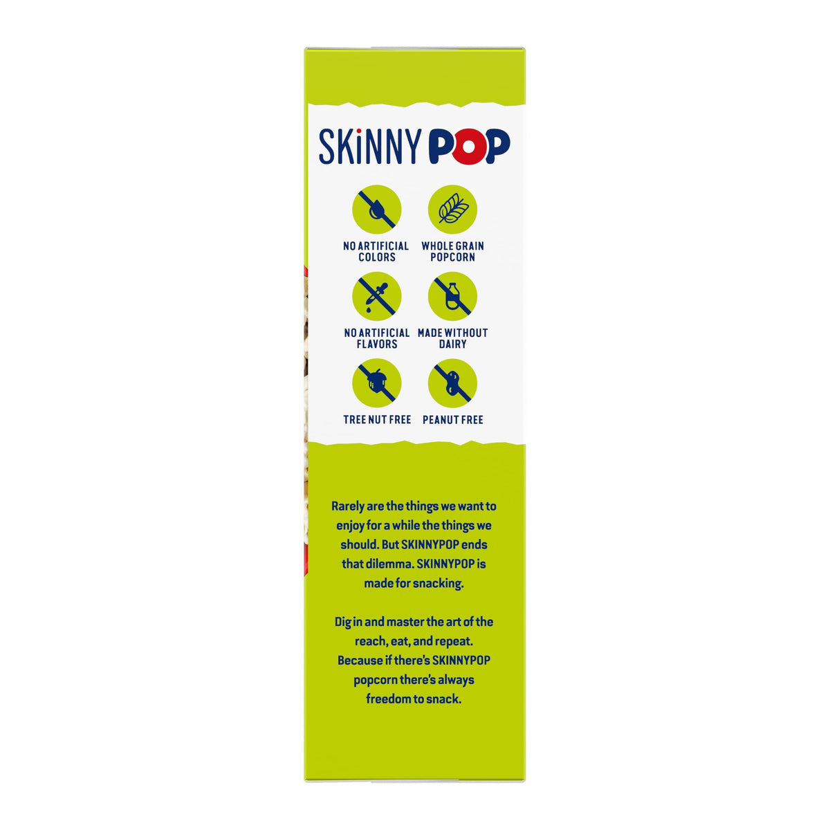 SkinnyPop Sea Salt Microwave Popcorn — 12 Boxes (36 Bags Total)