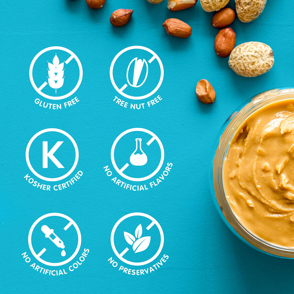 SKIPPY Creamy Peanut Butter – Eight 16.3 oz Jars | Bulk Peanut Butter