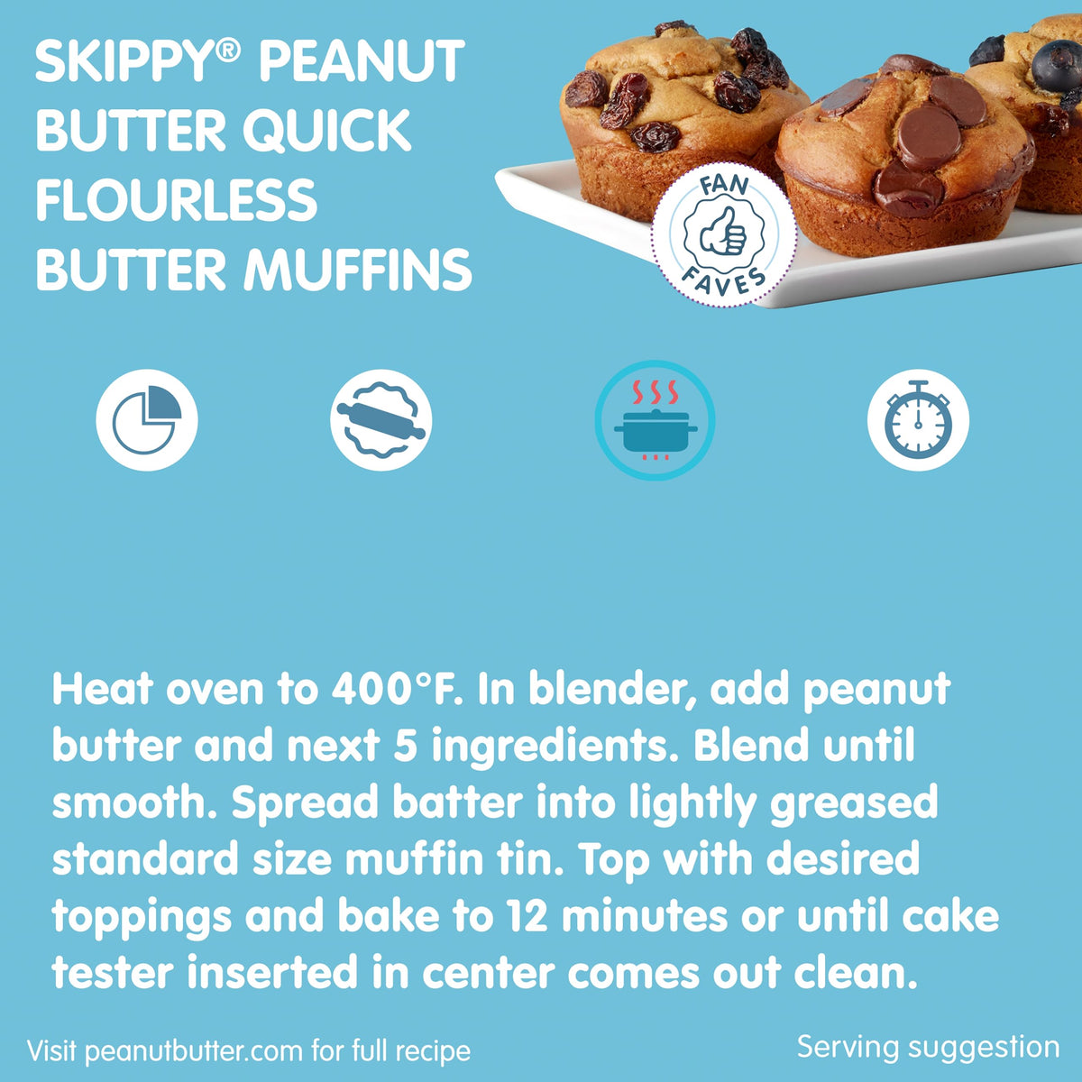 SKIPPY Natural SUPER CHUNK Peanut Butter Spread – 7 g Protein Per Serving, 15 oz (12 Pack)