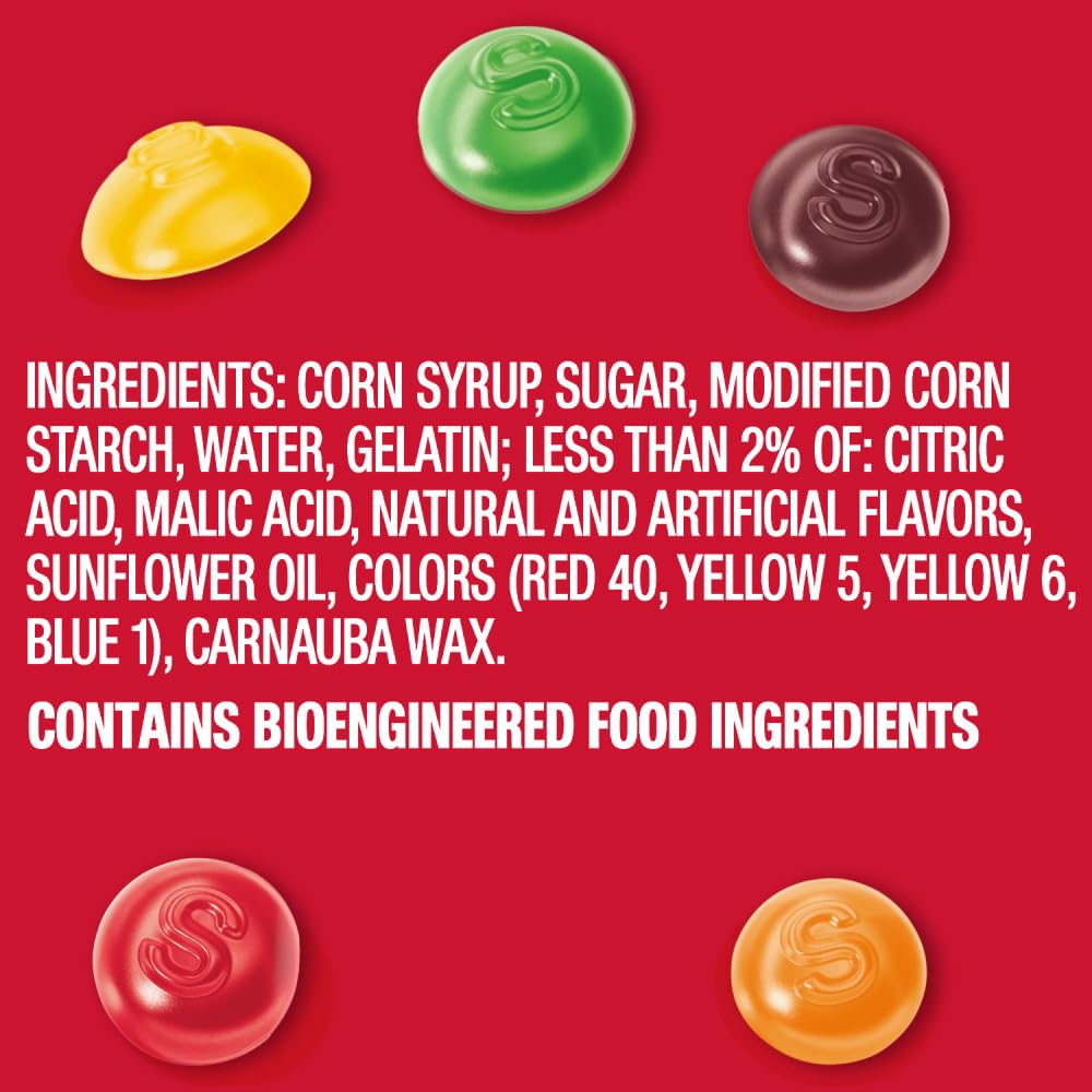 Skittles Gummies Original – Rainbow Fruity Gummy Candy, 5.8 oz Bag (12 Count) | On-the-Go Snack