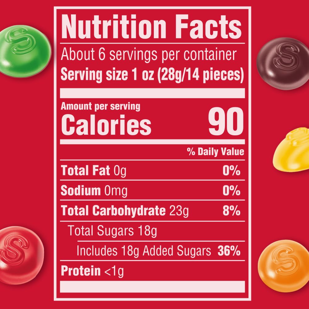 Skittles Gummies Original – Rainbow Fruity Gummy Candy, 5.8 oz Bag (12 Count) | On-the-Go Snack