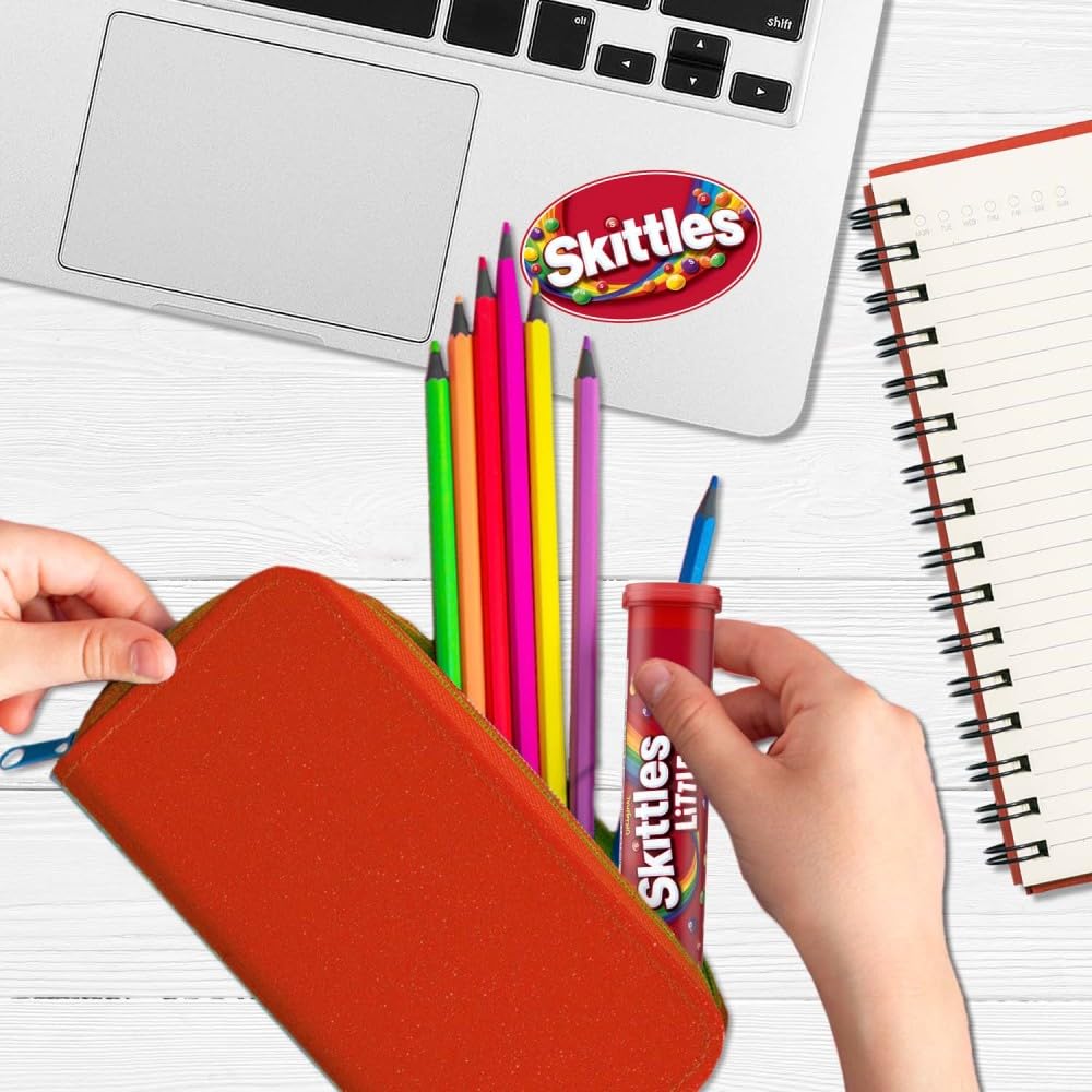 Skittles Original Littles Chewy Candy – 1.9 oz Mega Tubes (Pack of 24) | Share Size