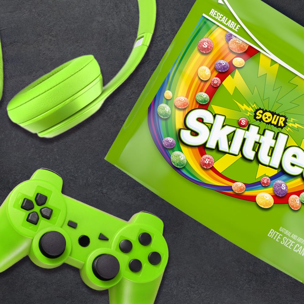 SKITTLES Sour Chewy Candy – Bulk 6-Pack Sharing Size, 13.7 oz Each | Five Tangy Flavors