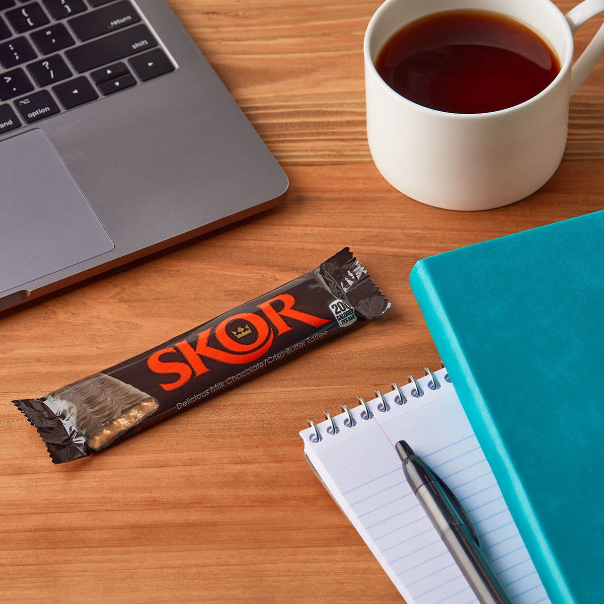 SKOR Crisp Butter Toffee and Chocolate Candy Bars – 18 Count, 1.4 oz Each