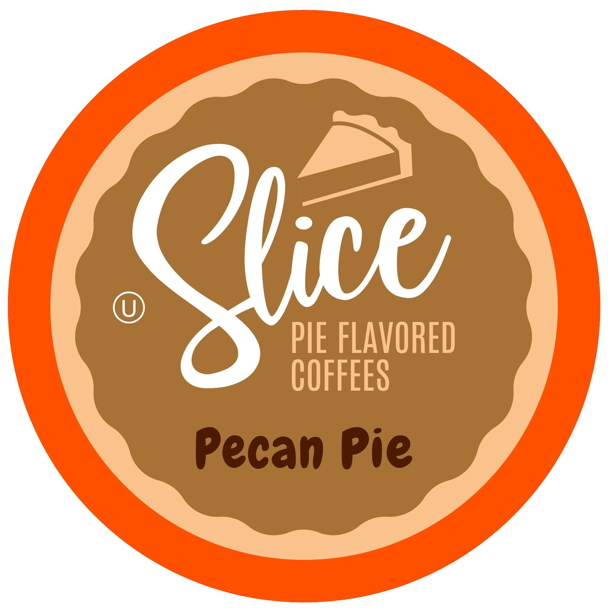 Slice Coffee Pecan Pie Flavored Pods — 40 Count, K-Cup Compatible