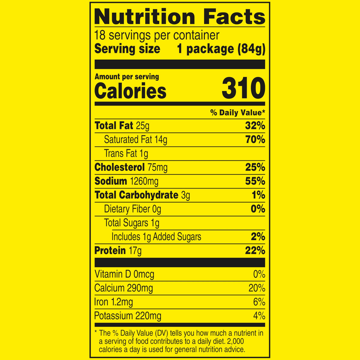 Slim Jim Beef N Cheese Smoked Meat Sticks – Mild Flavor, 19g Protein, 3.0 oz (18 Count)
