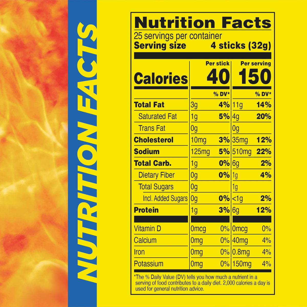 Slim Jim Smoked Meat Sticks – Mild Flavor, 6g Protein per Serving, Snack Size 0.28 oz, 100 Count