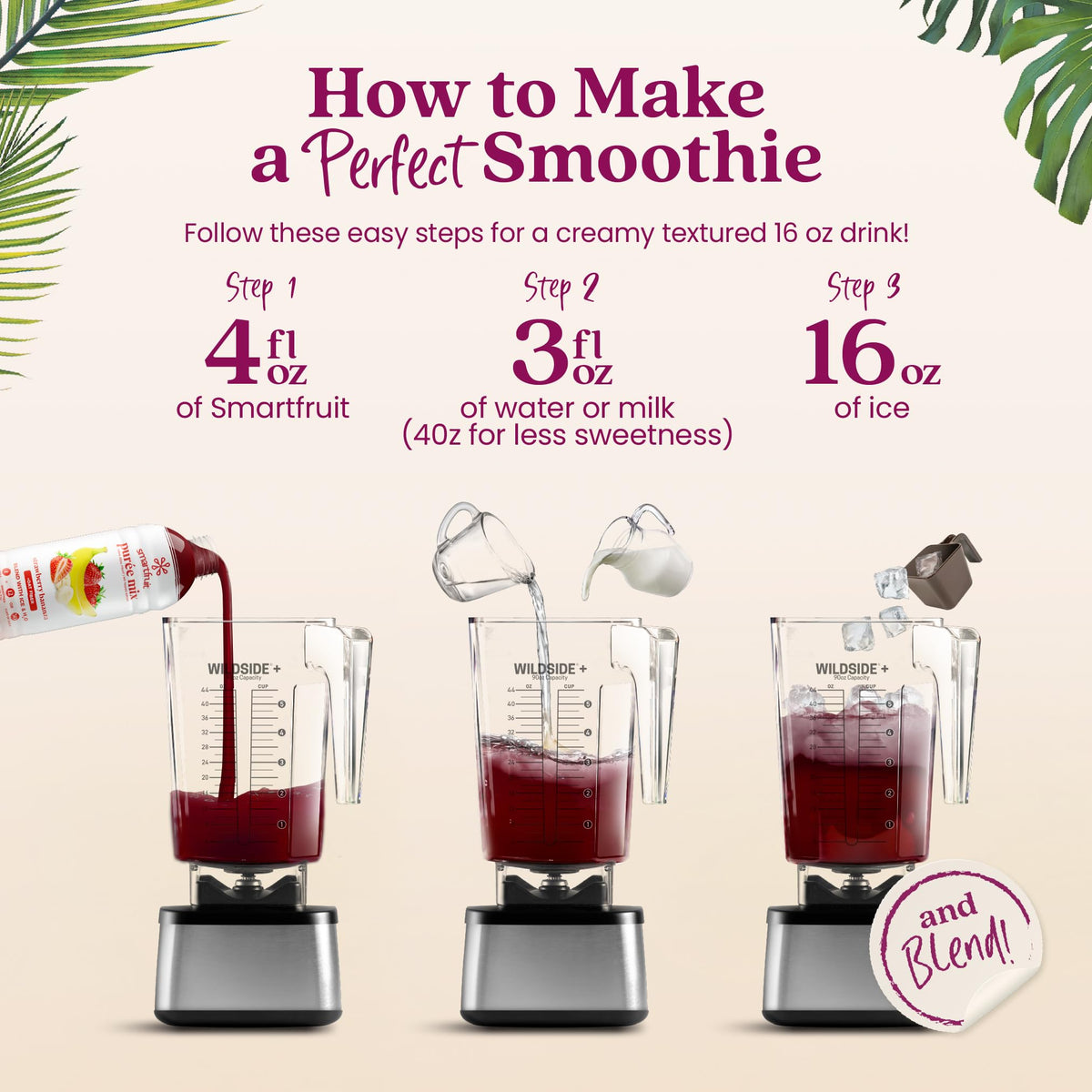 Smartfruit Strawberry Bananza + Oat Fiber – 100% Real Fruit Purée (48oz)