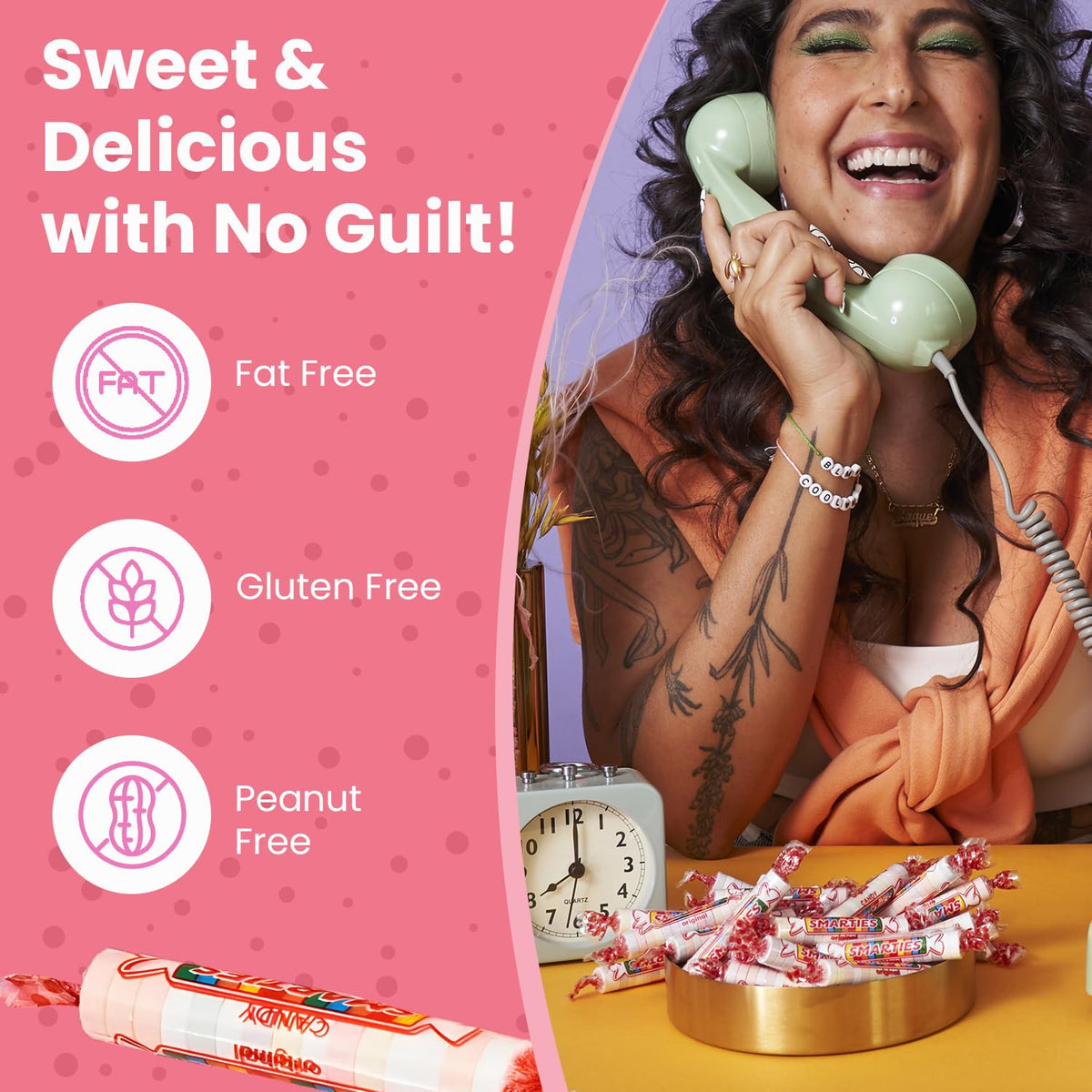 Smarties Candy Bulk Rolls Original - Gluten Free, Vegan, Peanut Free, Dairy Free - Family-Owned Since 1949 - 3 lb Bag