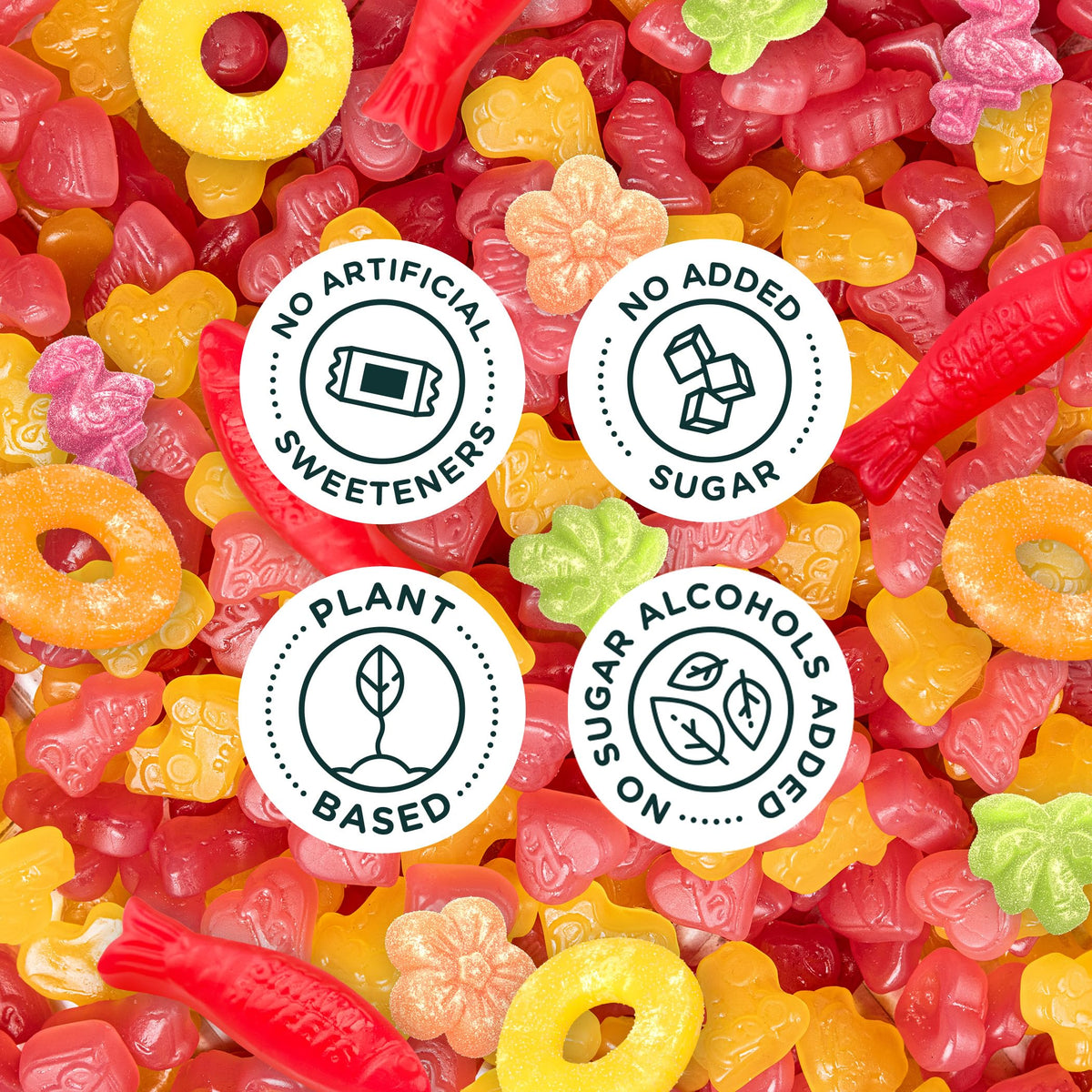 SmartSweets Variety Pack Candy – Low Sugar 8 x 1.8oz, Allergen-Friendly