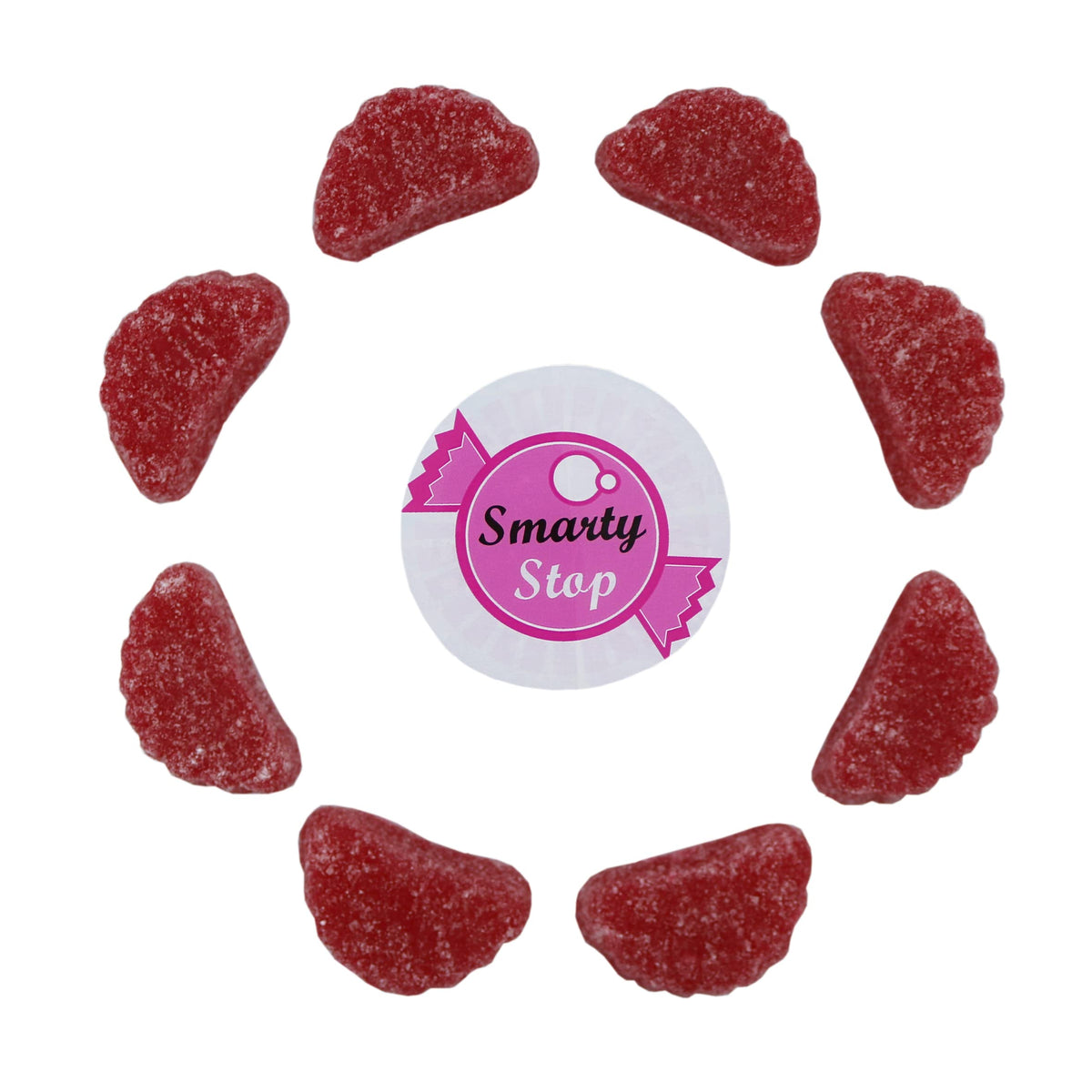 Smarty Stop Red Cherry Slice Wedges Candy – 5 lb Bulk Pack