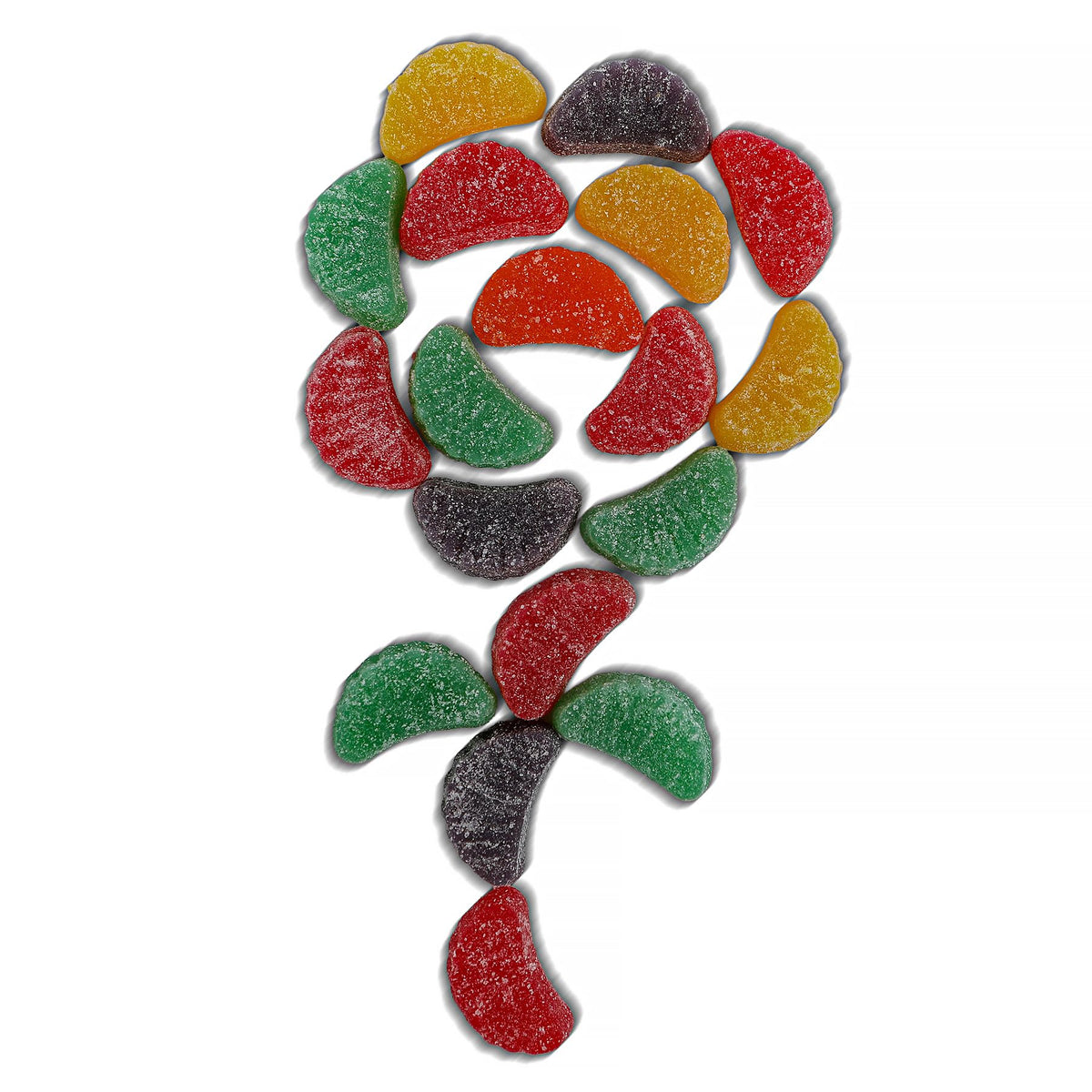 Smarty Stop Assorted Slice Wedges Candy (5 LB) – Soft Fruit Gummies, Bulk Snack