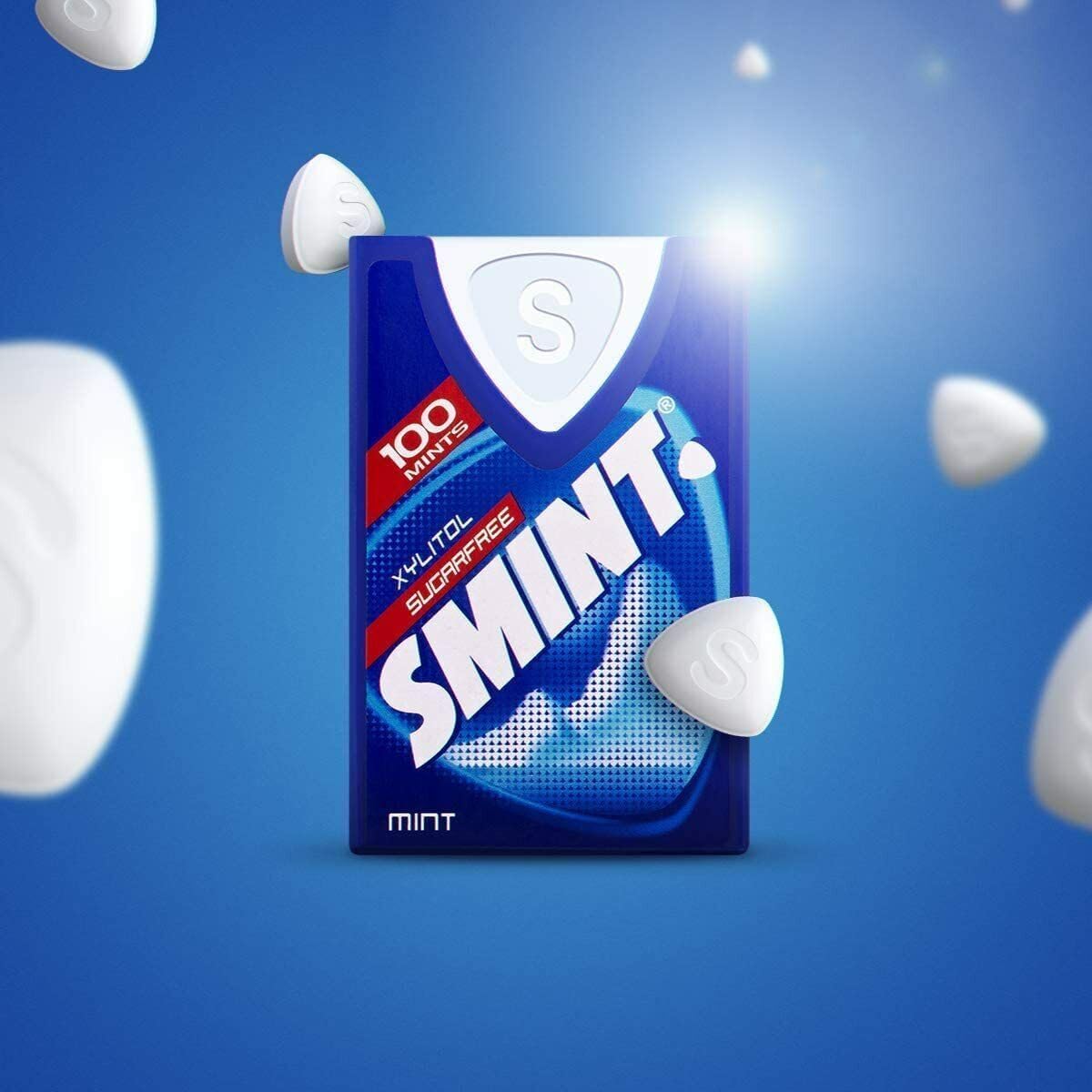 Smint Dental Mint Flavour Sugar Free with Xylitol 8g – 12 Mints Box
