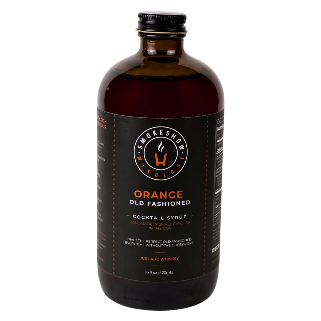 Smokeshow Cocktail Syrup Orange Old Fashioned | 64 Servings (16 oz)