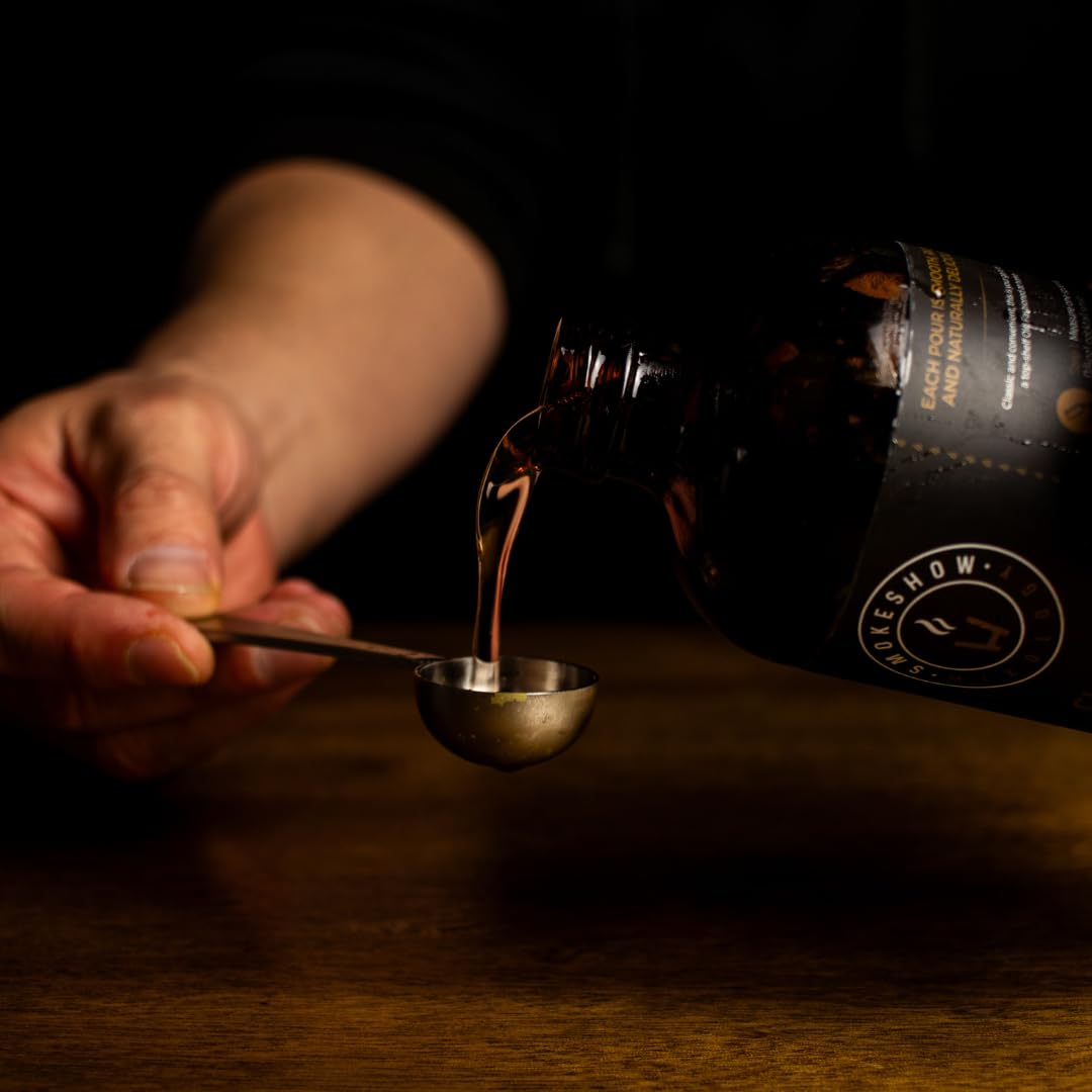Smokeshow Cocktail Syrup - Old Fashioned Maple Bacon, 16 oz, 64 Servings