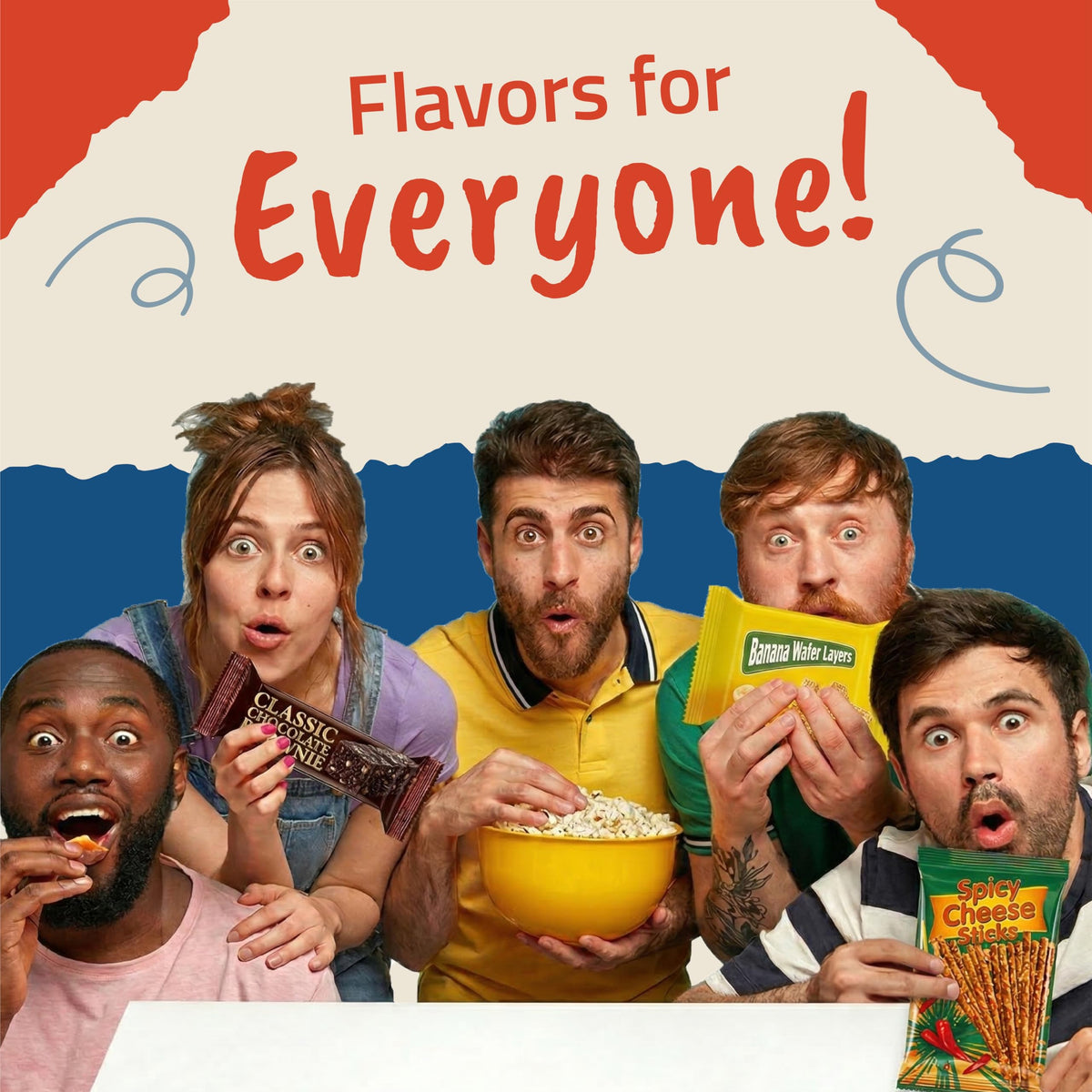 SnackRush International Snack Box – 34-Piece Global Tasting Tour of Exotic Candies & Treats