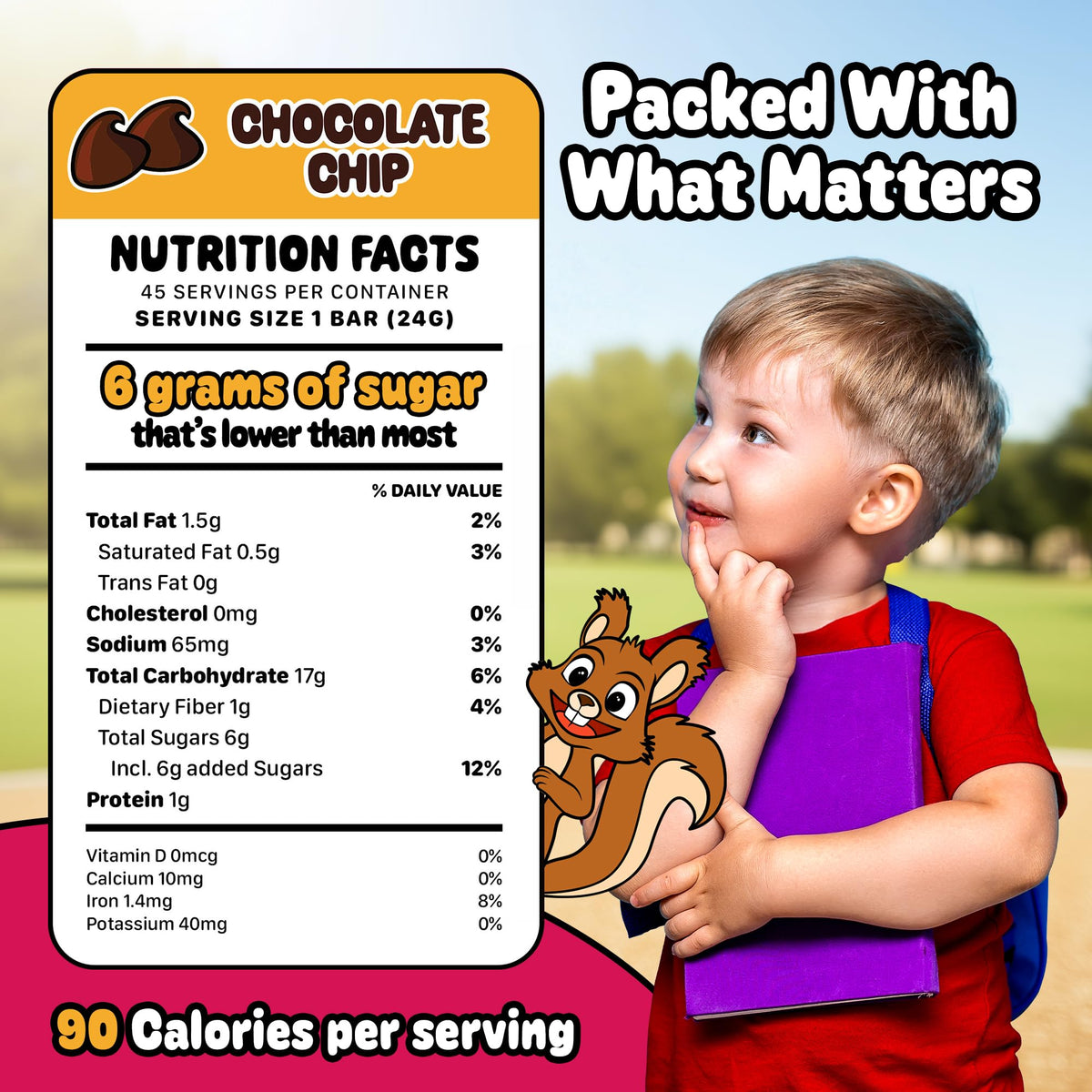 Snakkidz Organic Chewy Granola Bars for Kids – Allergen-Free, Nut-Free, Gluten-Free, Low Sugar | Avocado Oil
