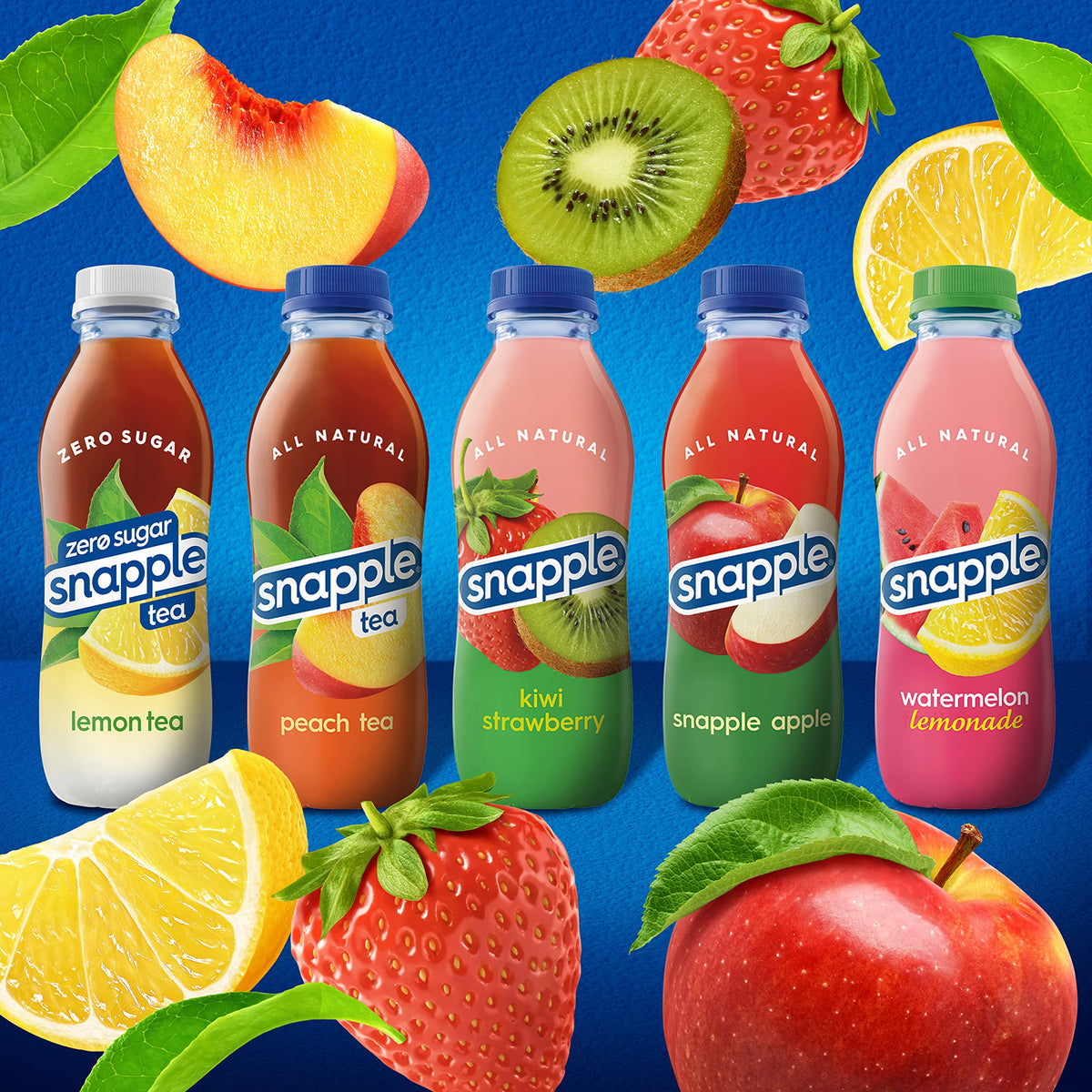 Snapple Mango Madness Flavored Juice Drink – 16 fl oz Bottle, Pack of 12 | All Natural