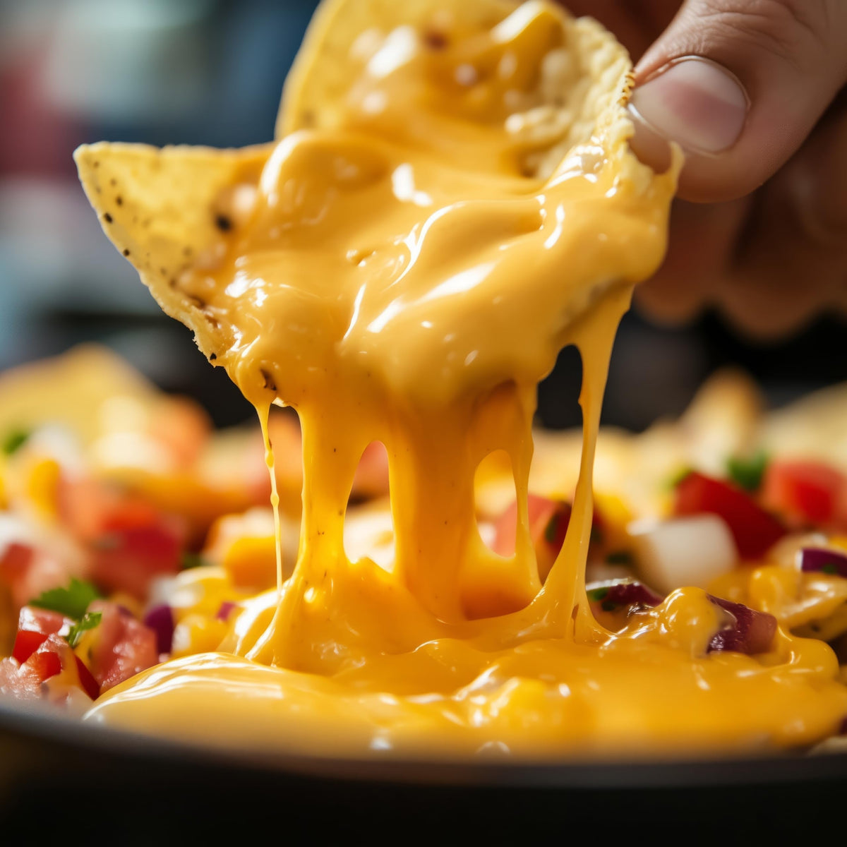 SNAPPY Ricos Nacho Cheese Sauce – 4 x 140 oz Pouches with Dispenser Tubes | Gluten Free, USA Made