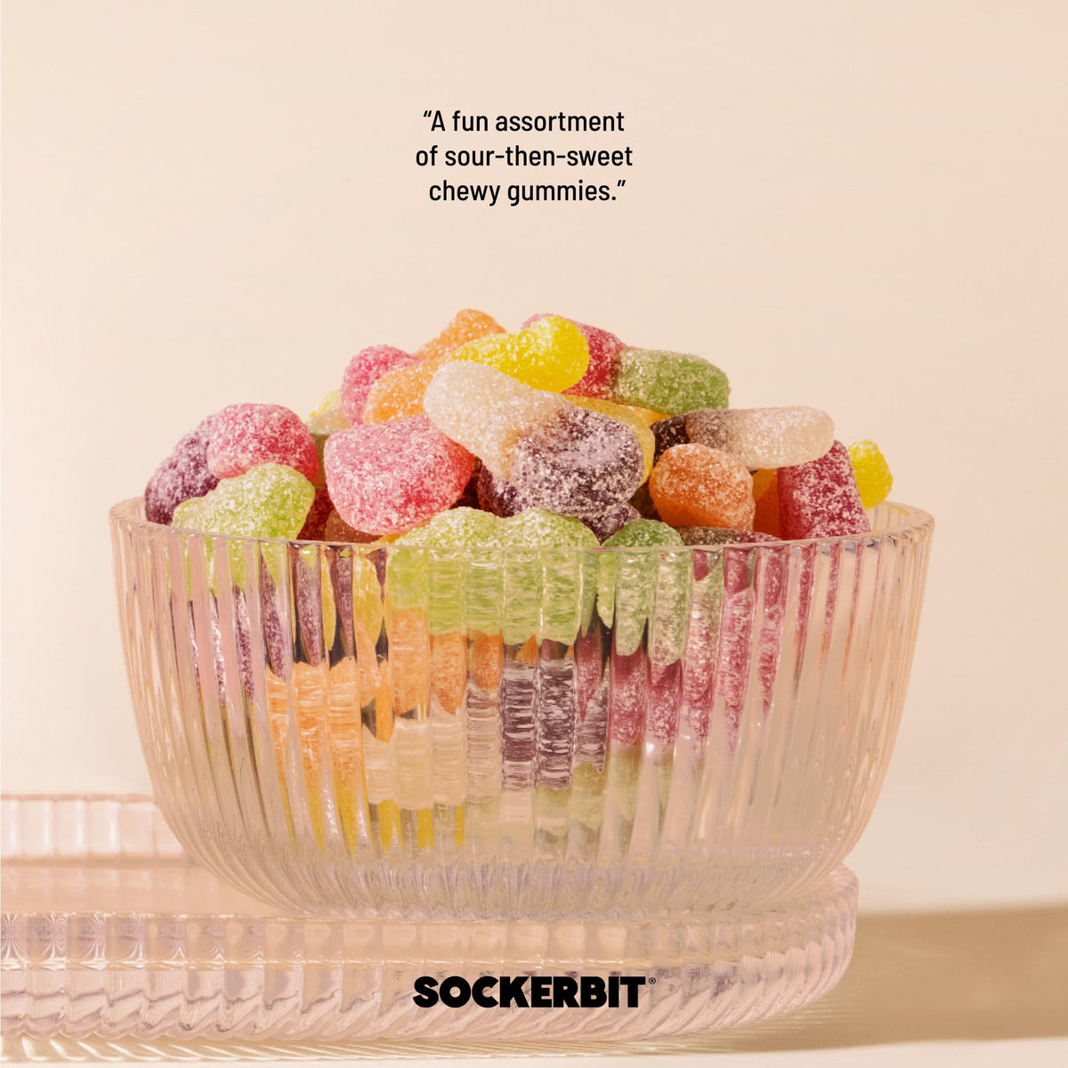 Sockerbit Swedish Sour Gummy Mix – 5 Bags, Vegan, Gluten Free