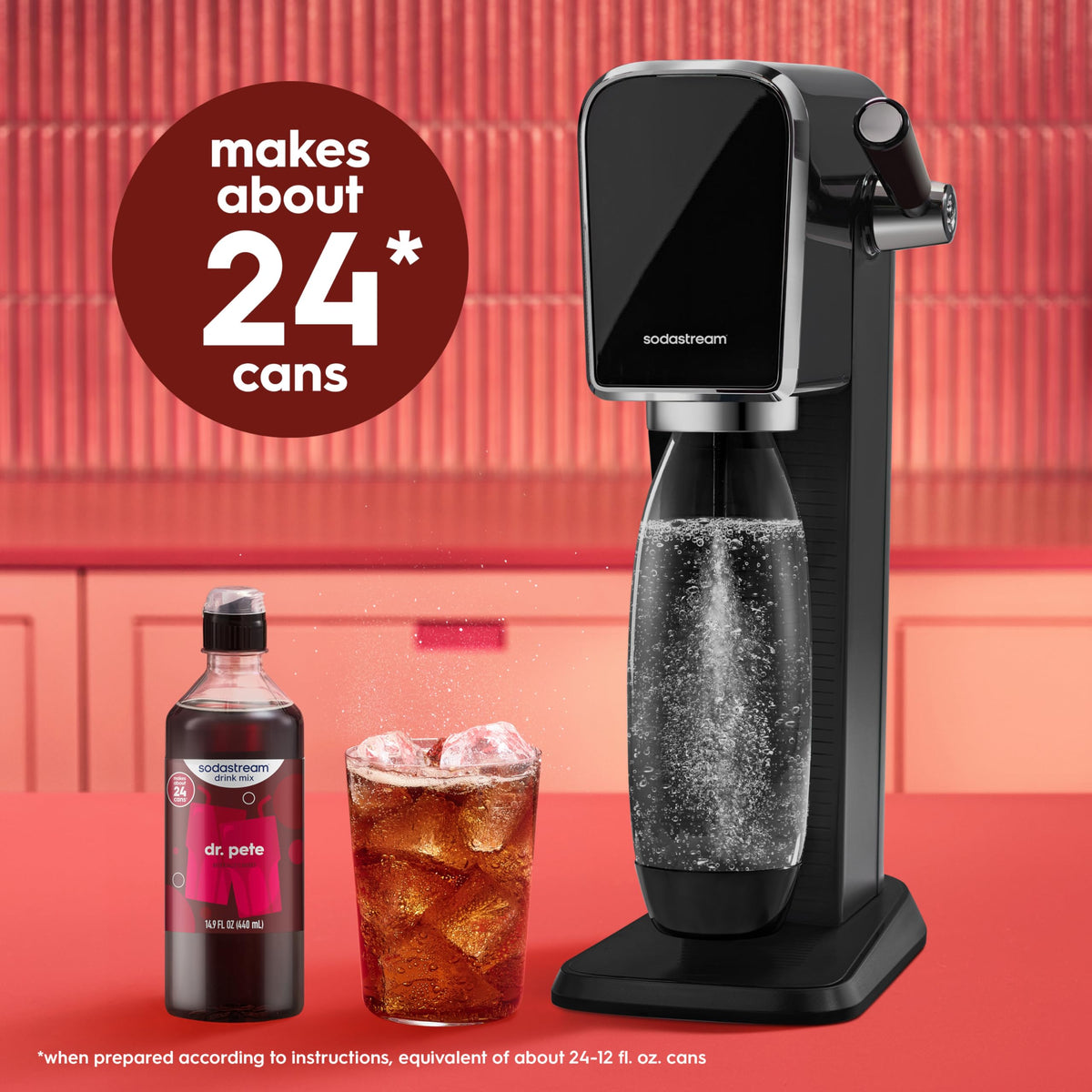 SodaStream Dr Pete New Pour Bottle – 4 Pack, 14.9 fl oz