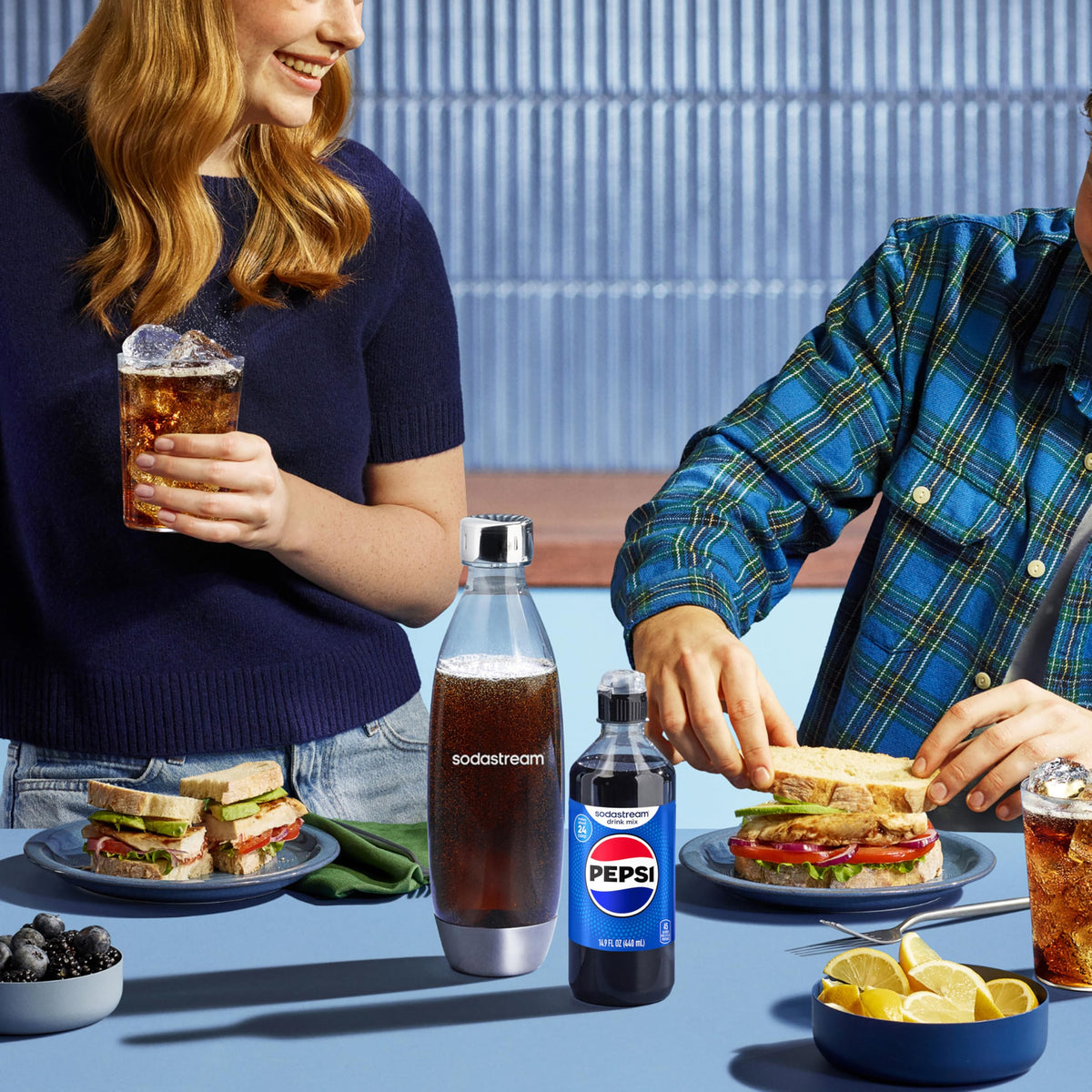 Sodastream Pepsi New Pour Bottle Beverage Mix – 4 × 14.9 Fl Oz