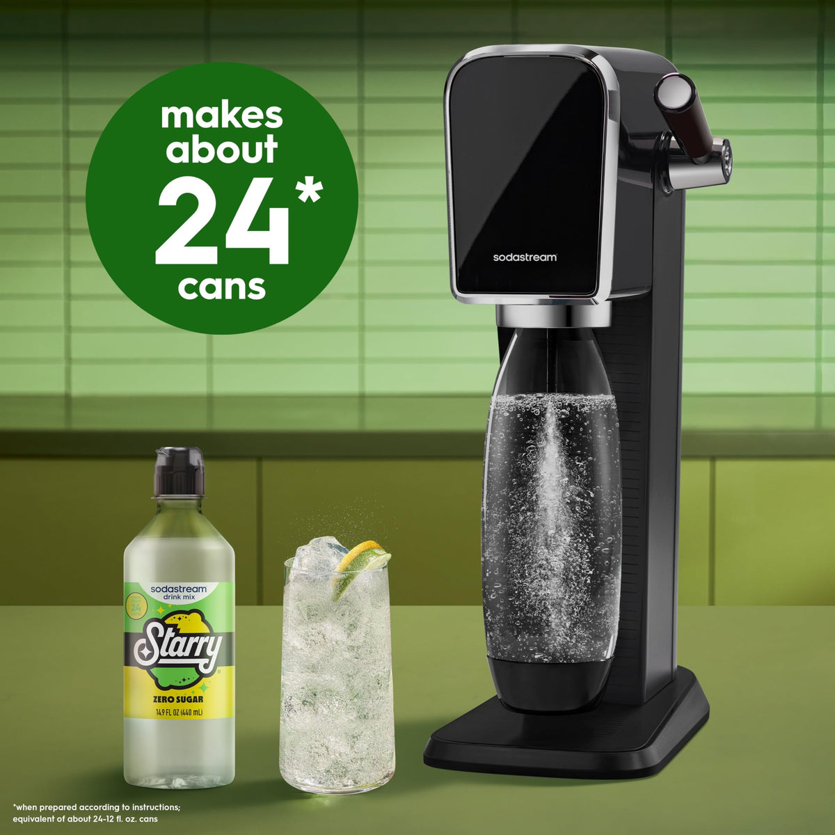 SodaStream Pepsi Starry Zero Sugar Variety Pack – 4×440ml with New Pour Bottle