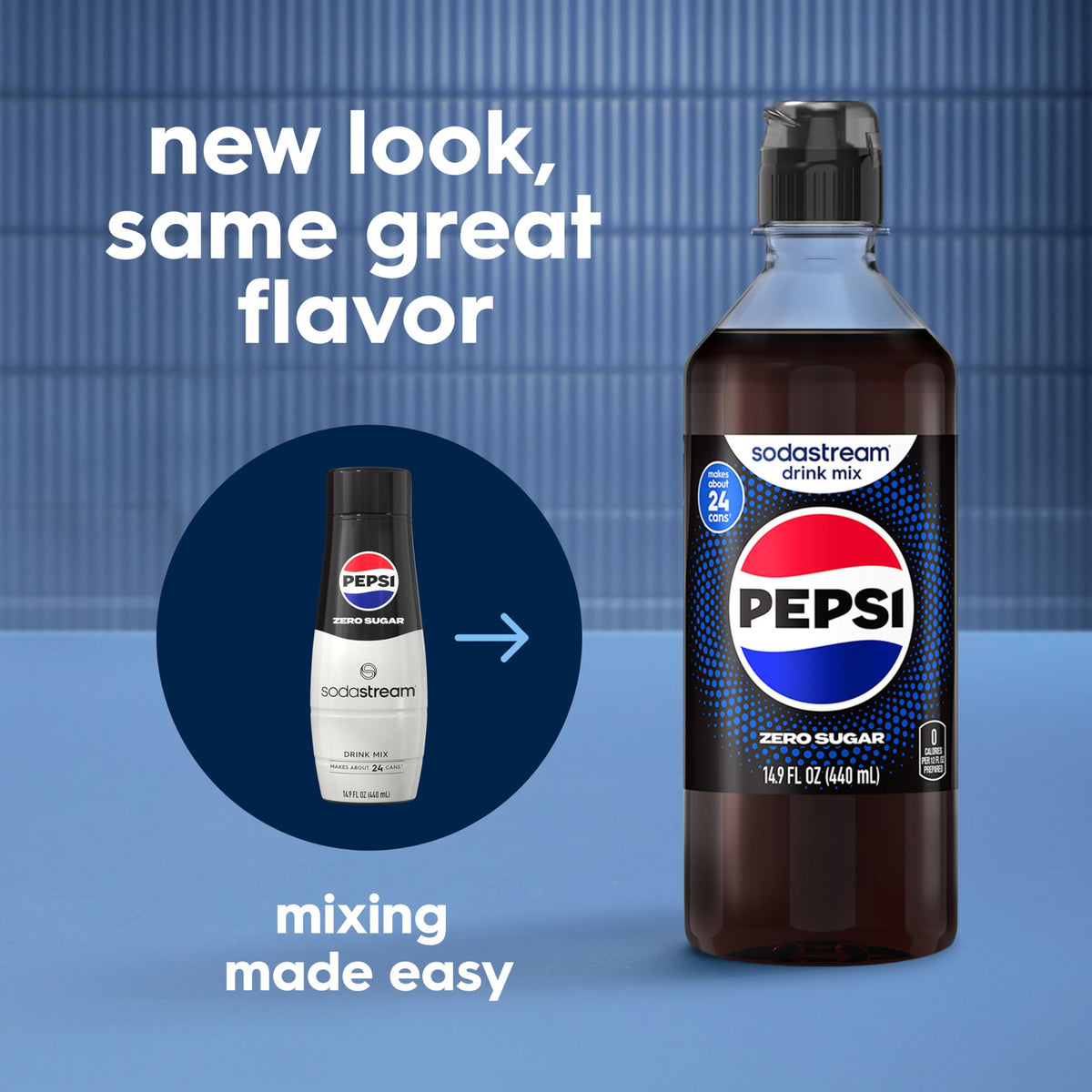 SodaStream Pepsi Starry Zero Sugar Variety Pack – 4×440ml with New Pour Bottle