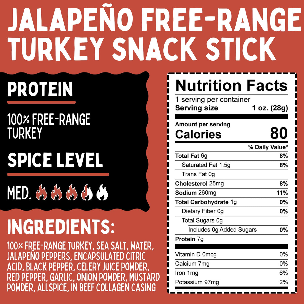 Sogo Snacks Turkey Variety Pack – No Sugar, Gluten Free, Free-Range Jerky (1 oz, 12 Ct)