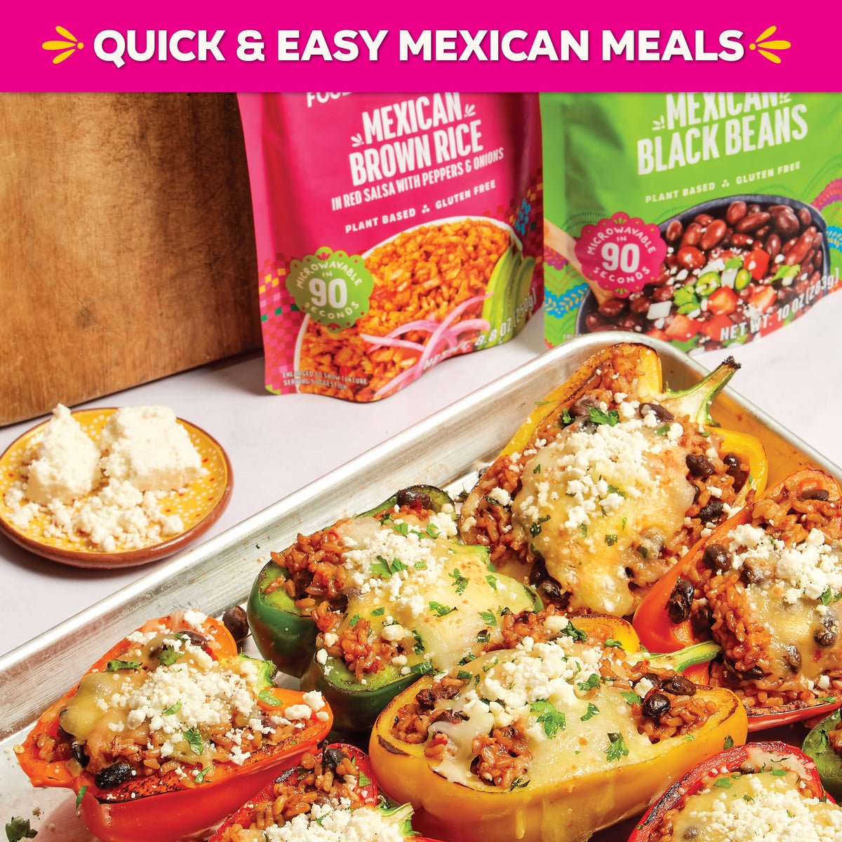 SOMOS Spicy Refried Beans – Gluten Free, Non-GMO, Vegan & Microwaveable (10 oz, Pack of 6)