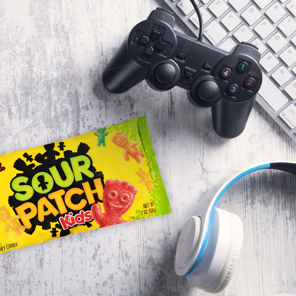 SOUR PATCH KIDS Soft & Chewy Gummy Candy – Bulk 24 x 2 oz Bags
