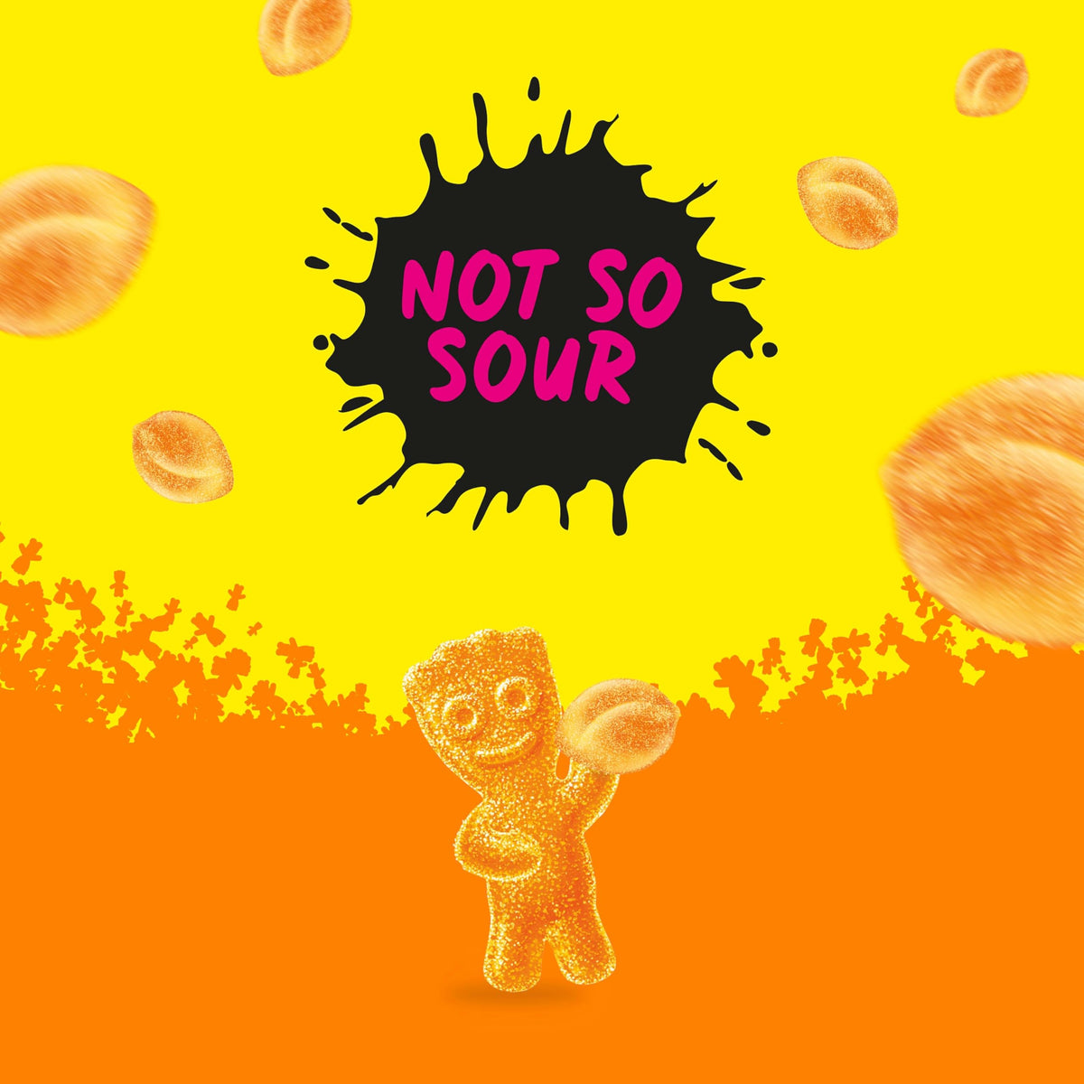 SOUR PATCH KIDS Peach Soft & Chewy Candy – Bulk 8-Pack (8.07 oz Bags)